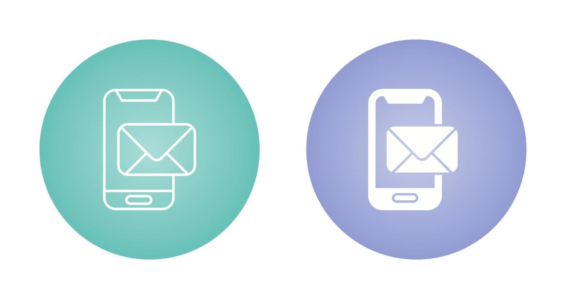 Phone Mail Vector Icon