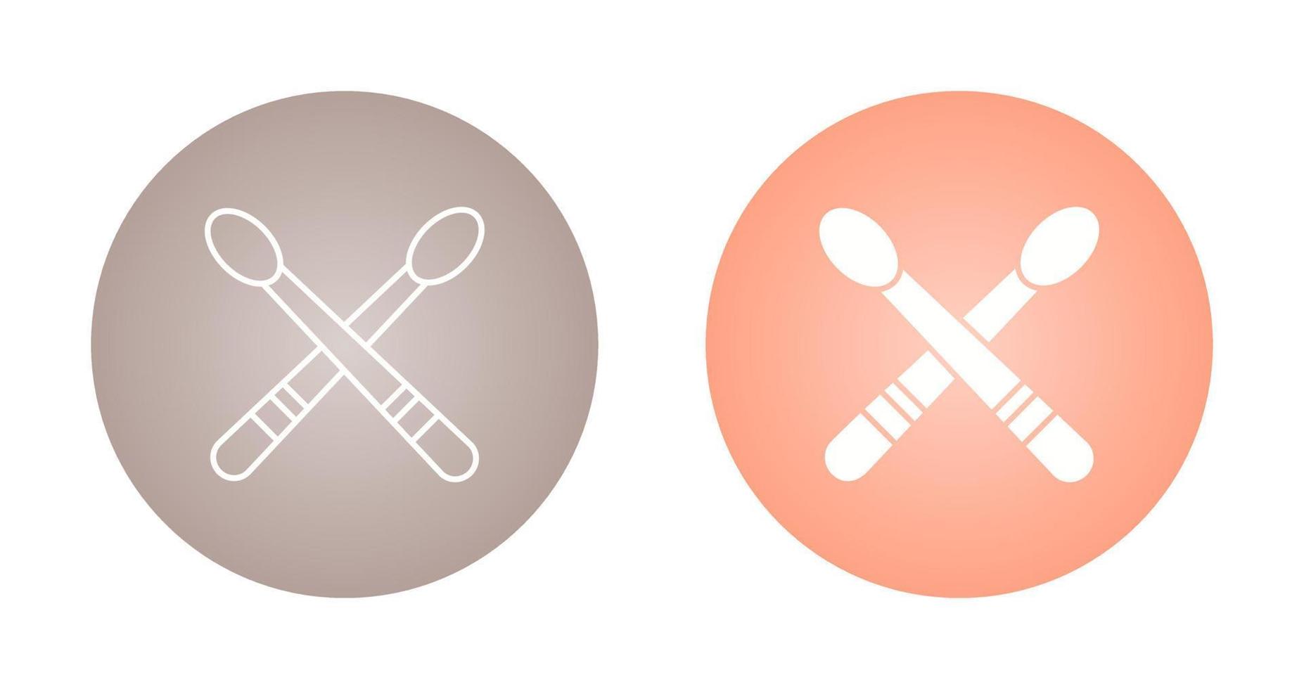 Drumsticks Vector Icon