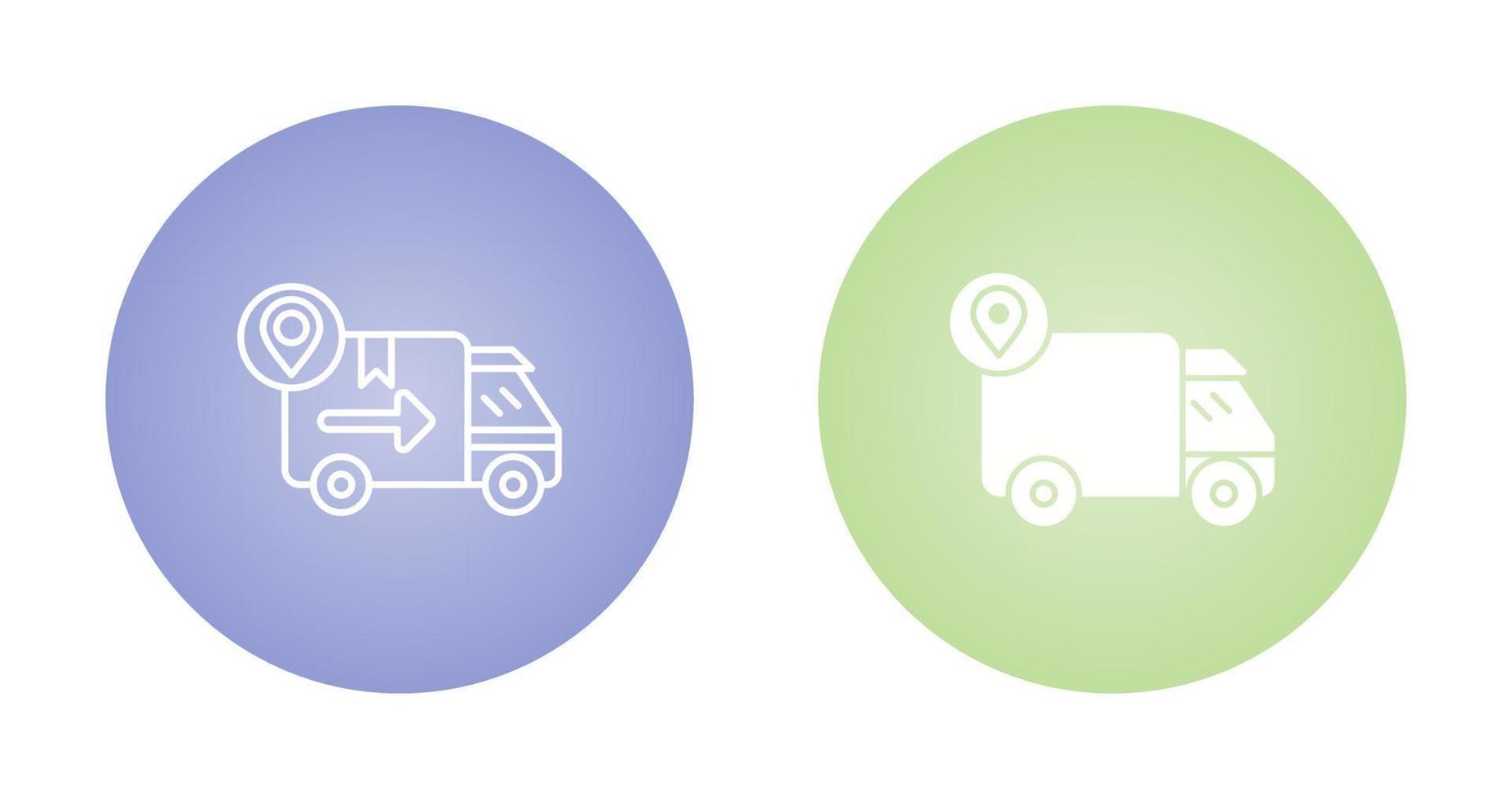 Shipping Van Vector Icon