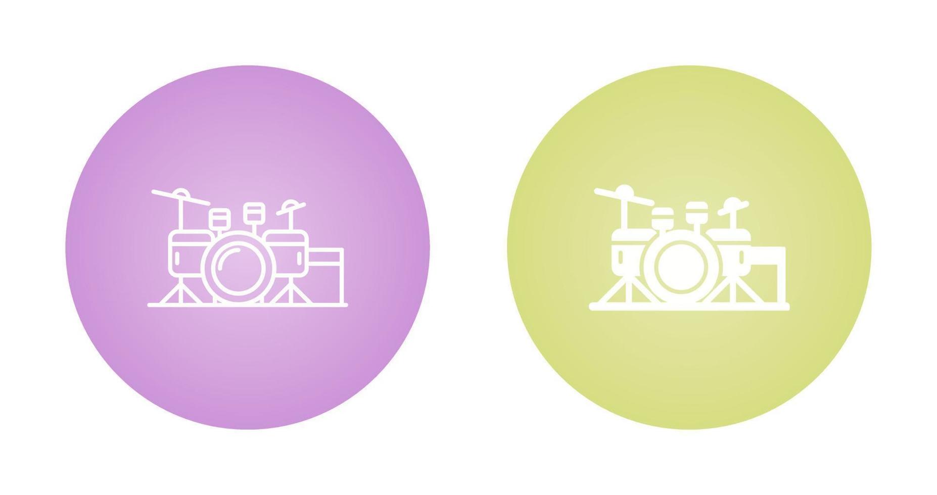 Drum Set Vector Icon