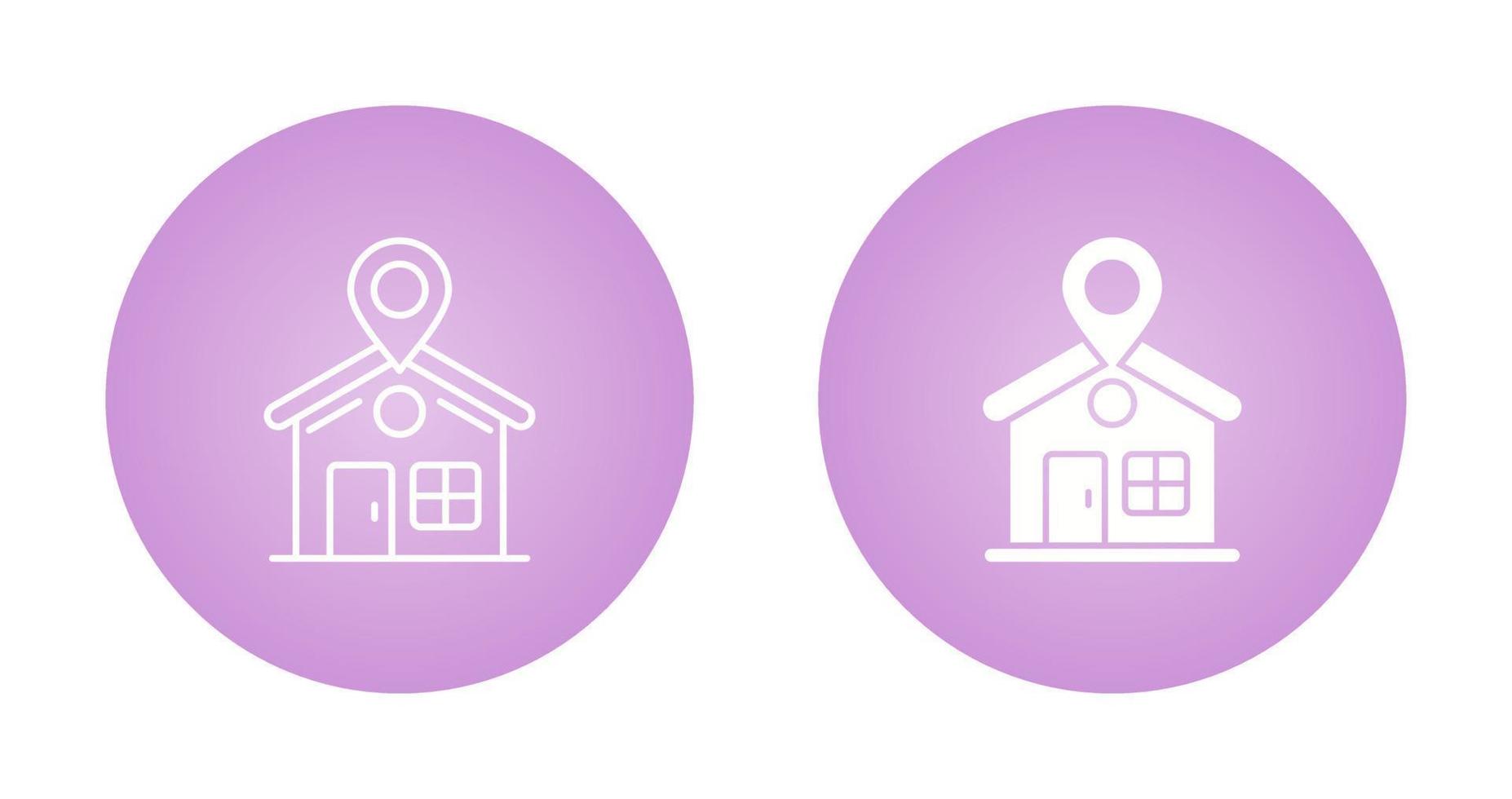 Home Location Vector Icon