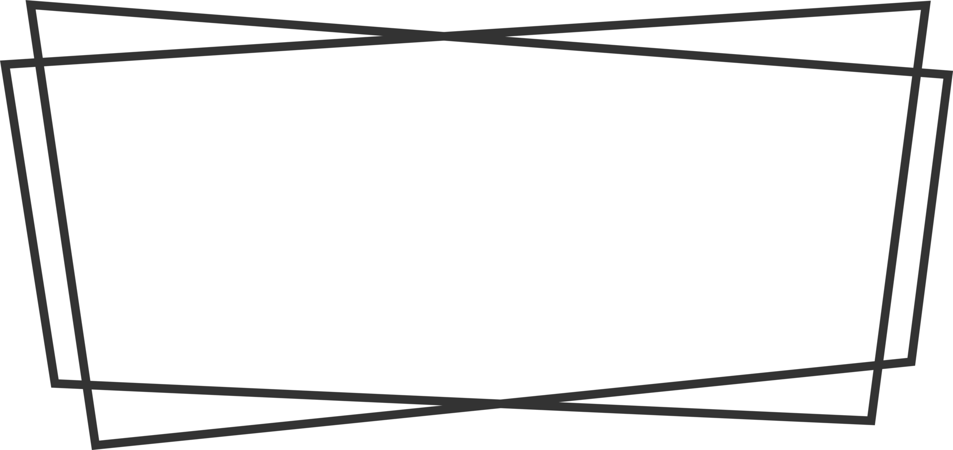 Geometric line banner in flat style png
