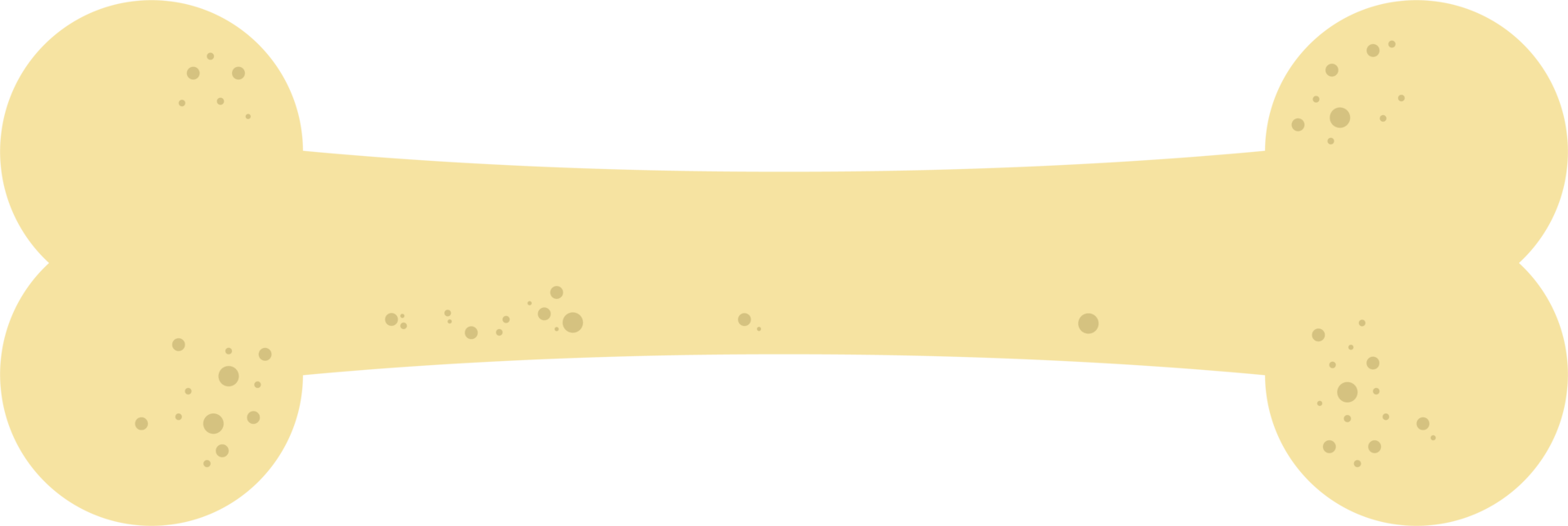 Dog bone icon in flat style png