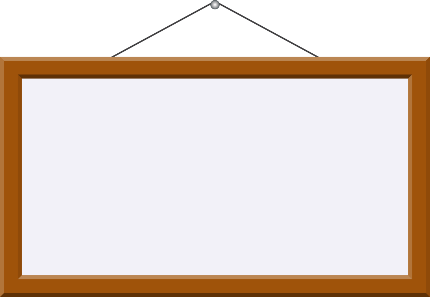 Wooden picture frame png