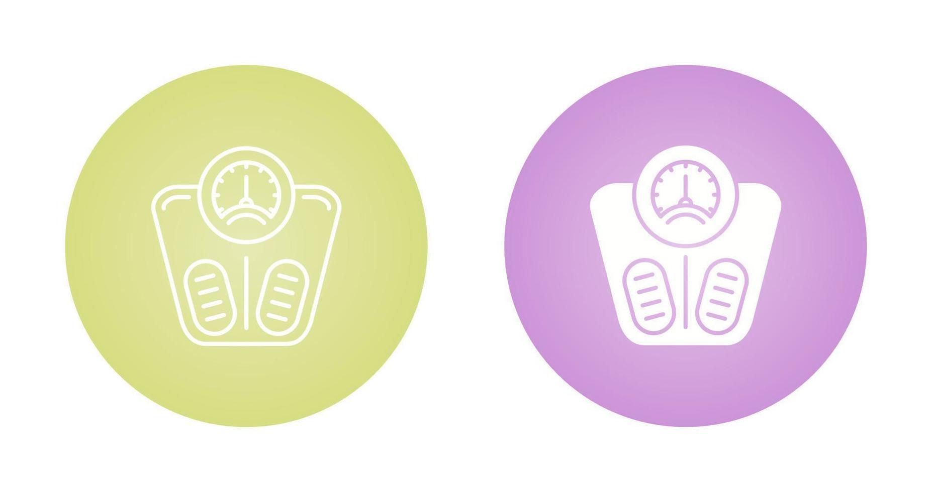 Weight Scale Vector Icon