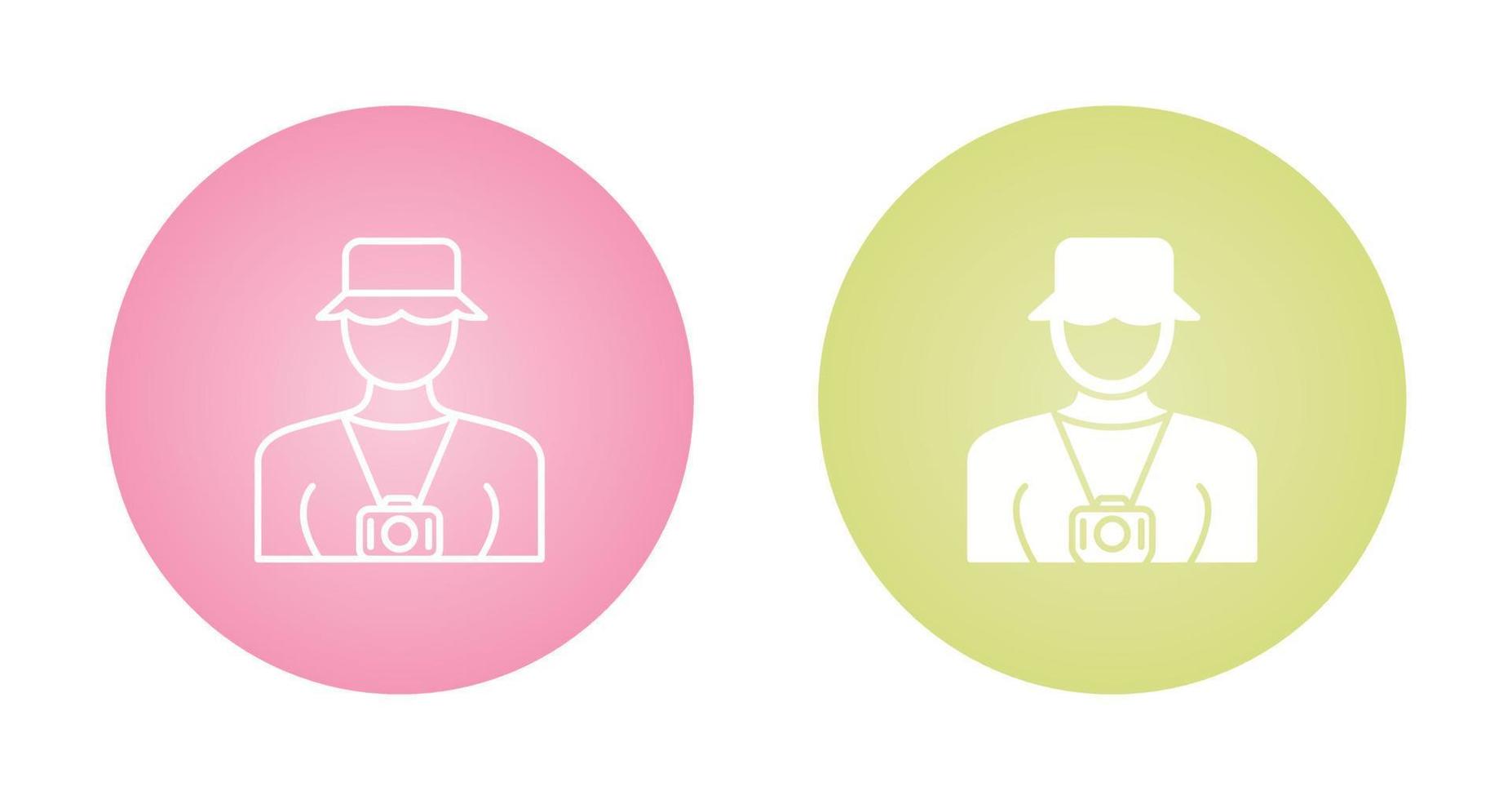 Tourist Vector Icon