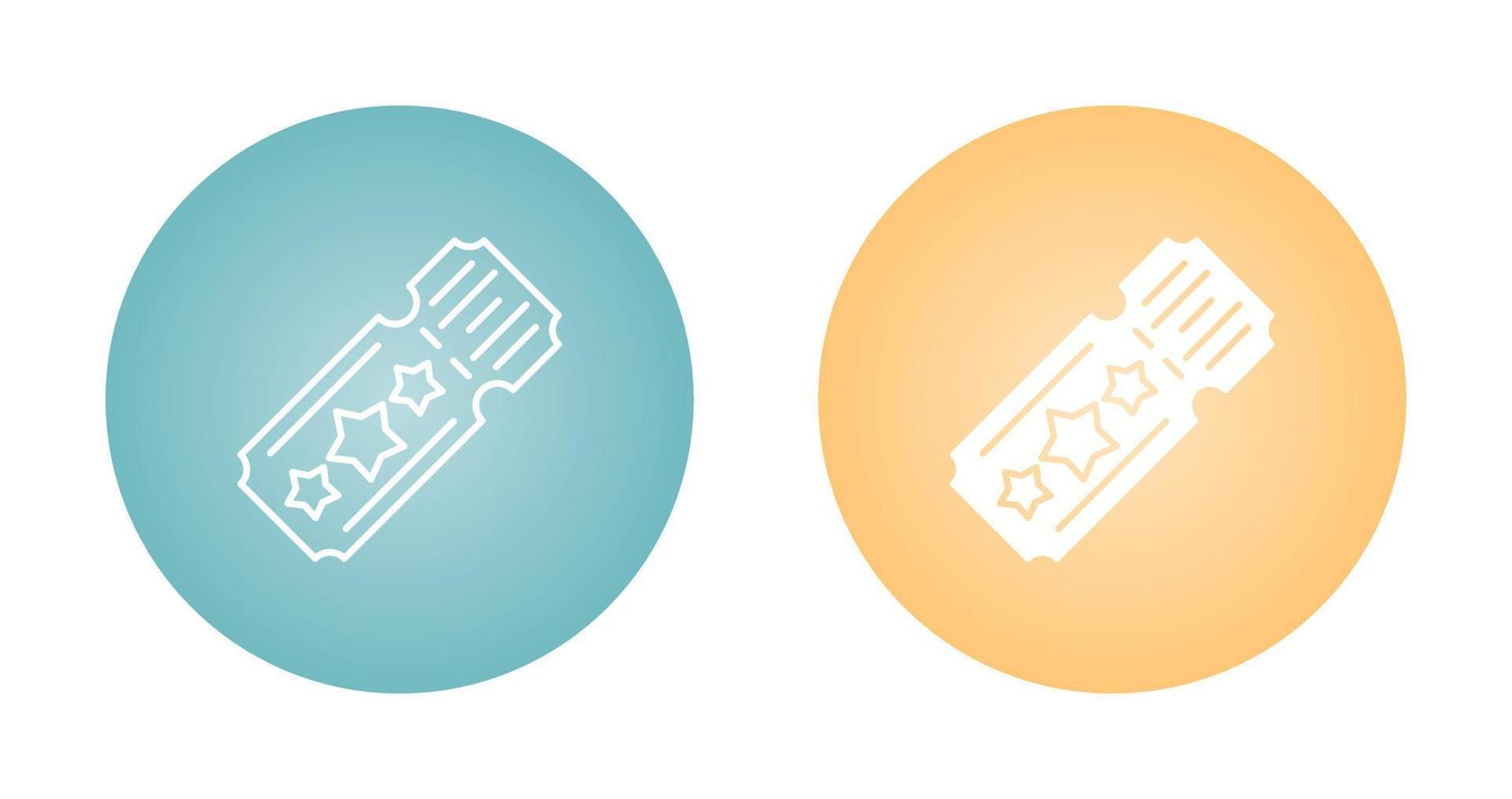 Ticket Vector Icon