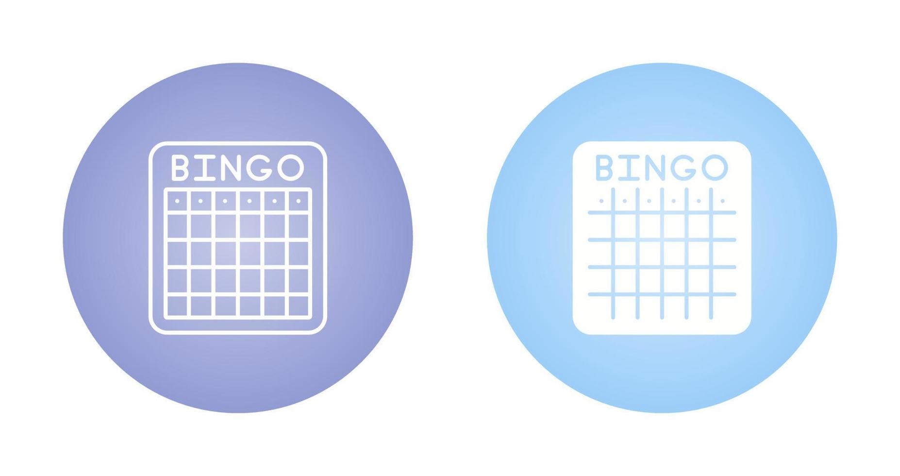 Bingo Vector Icon
