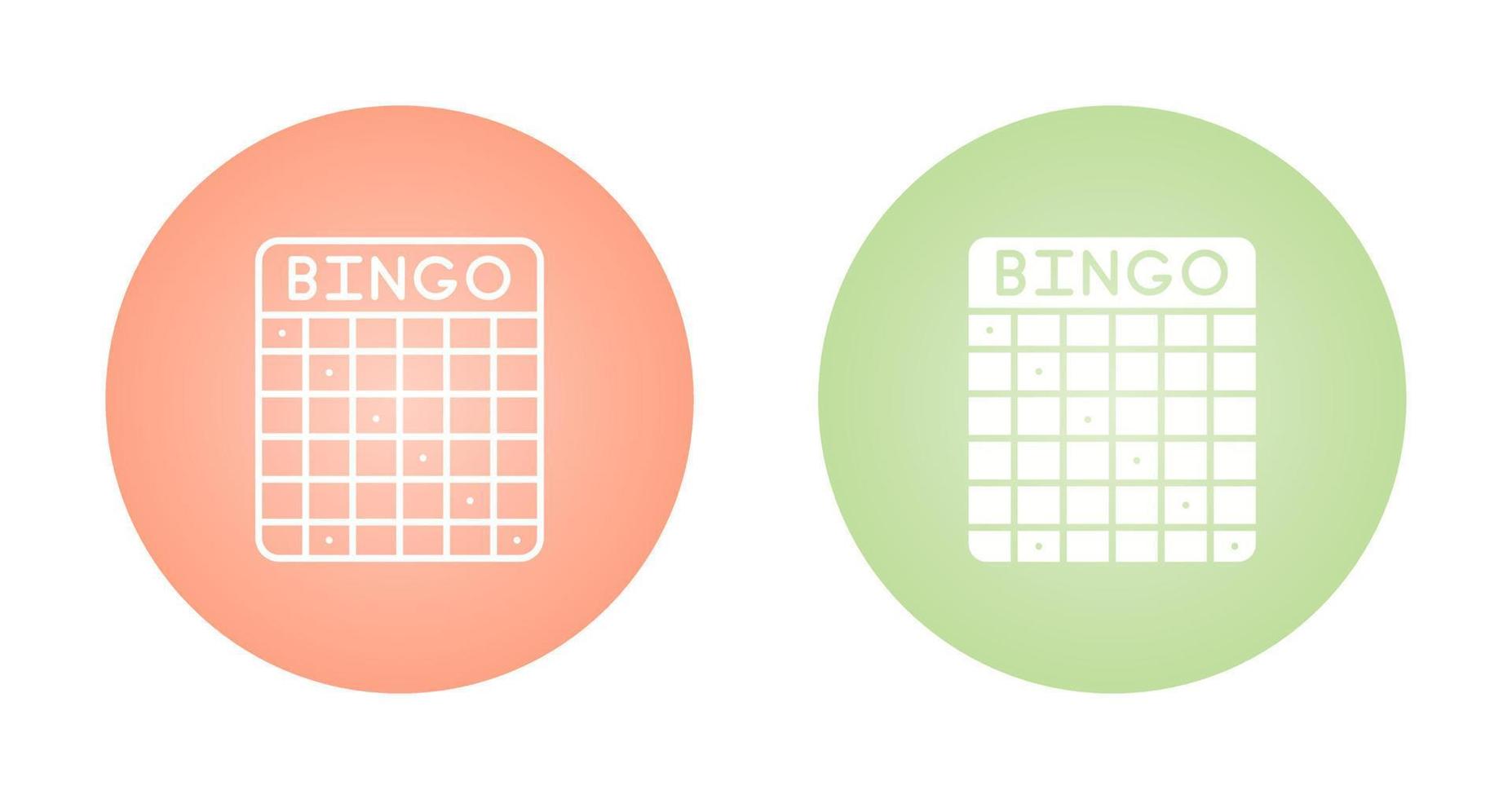 Bingo Vector Icon