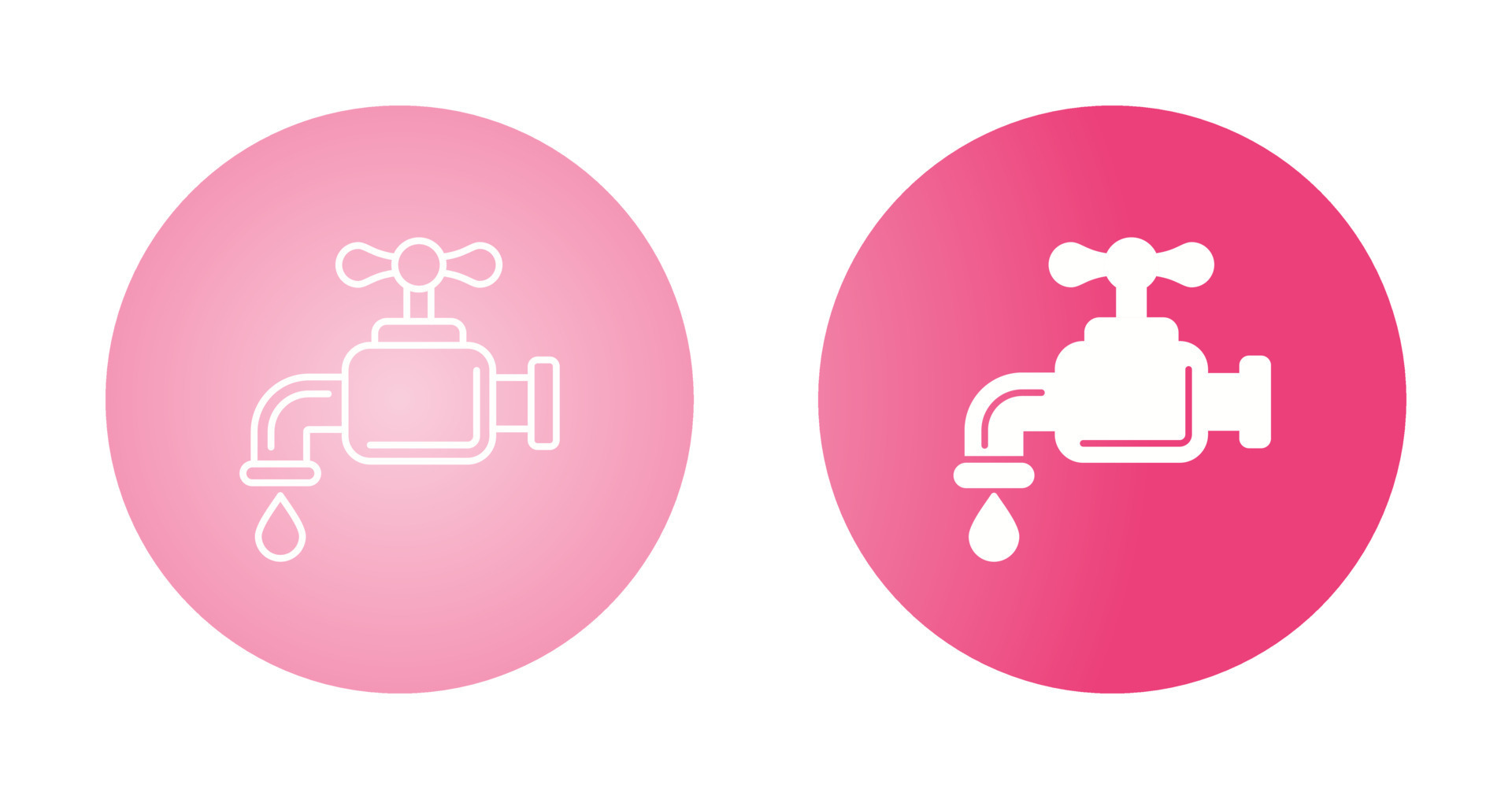 Water Faucet Vector Icon 22221560 Vector Art at Vecteezy