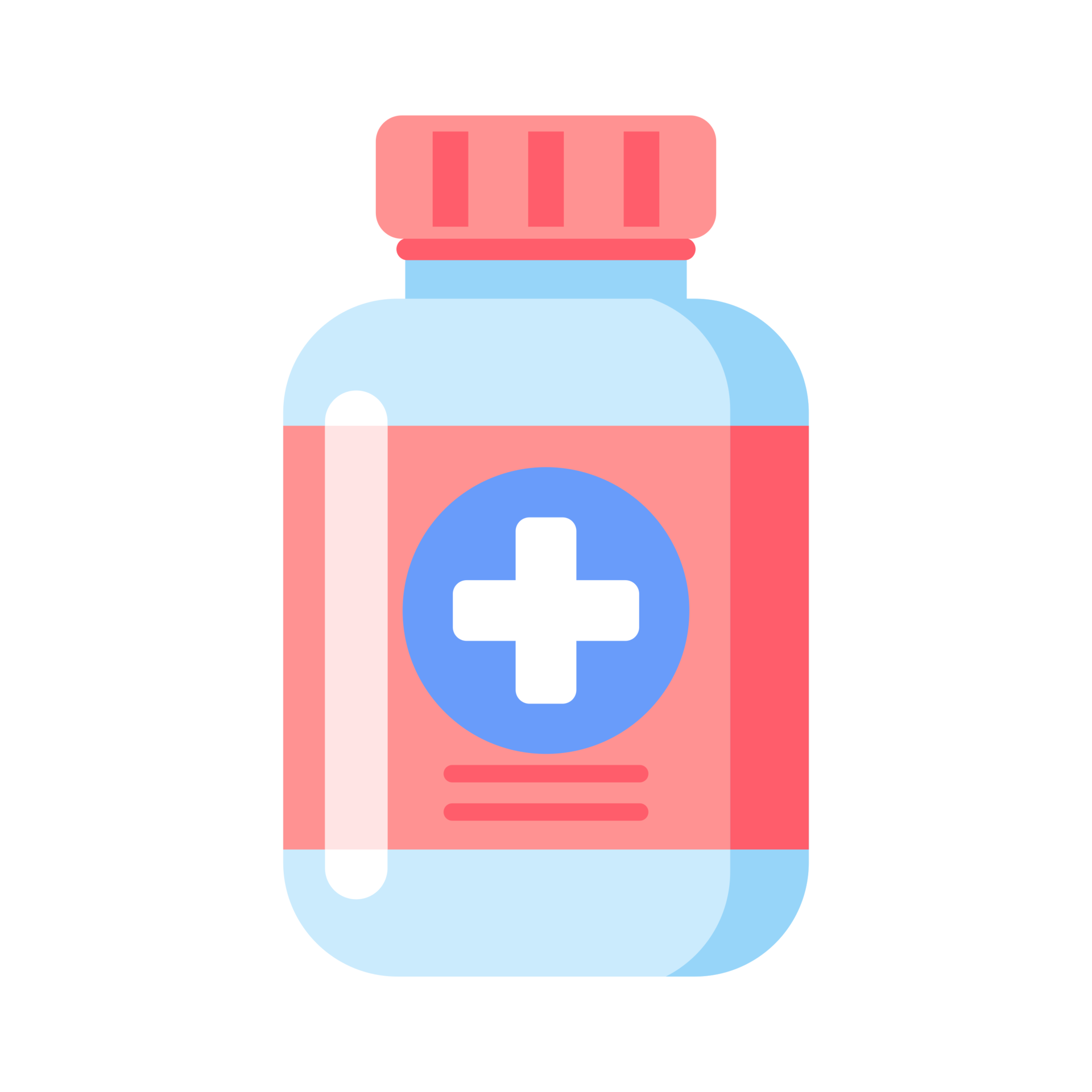 Frasco De Pastillas PNG para descargar gratis