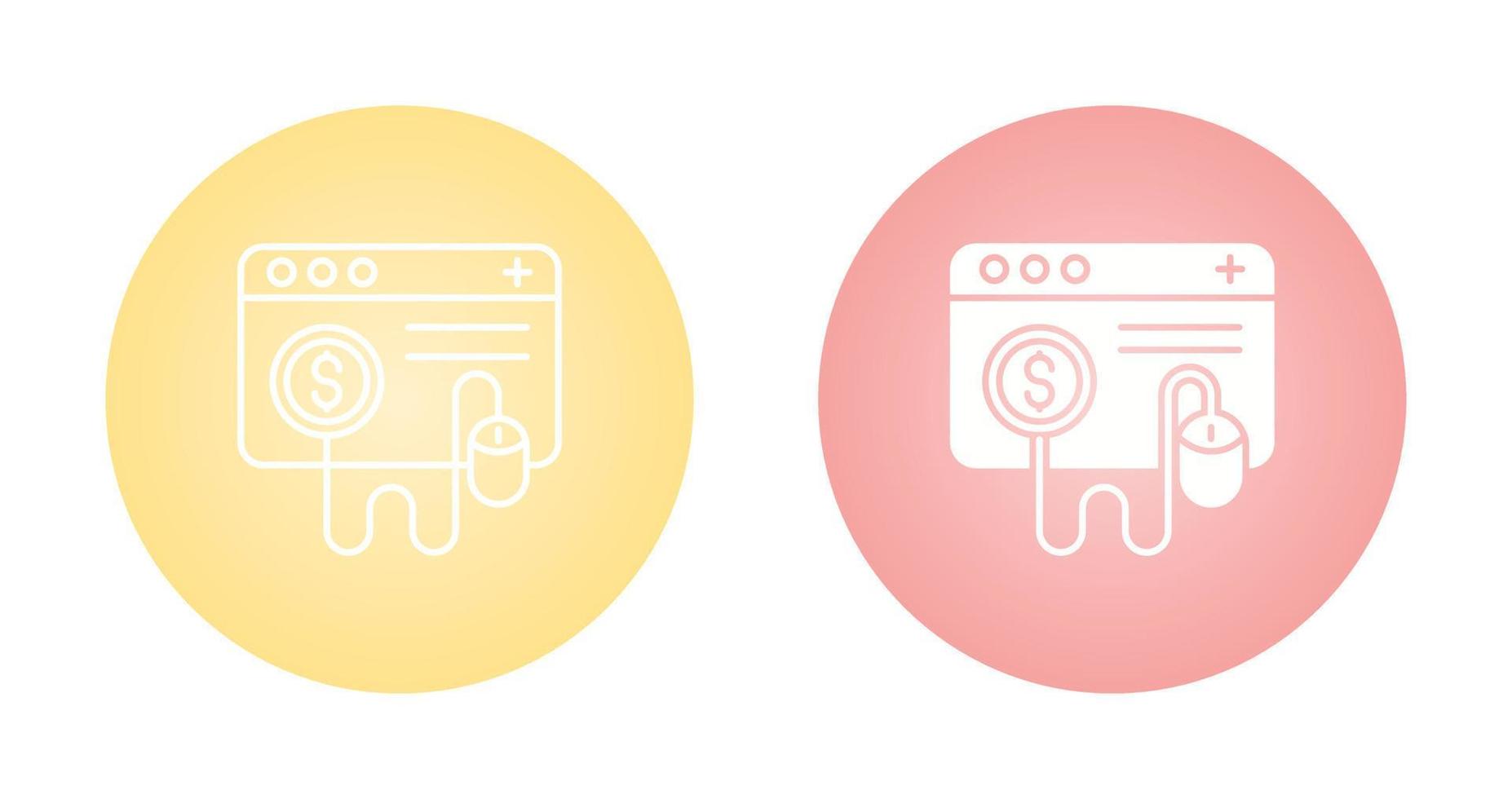 Pay Per Click Vector Icon