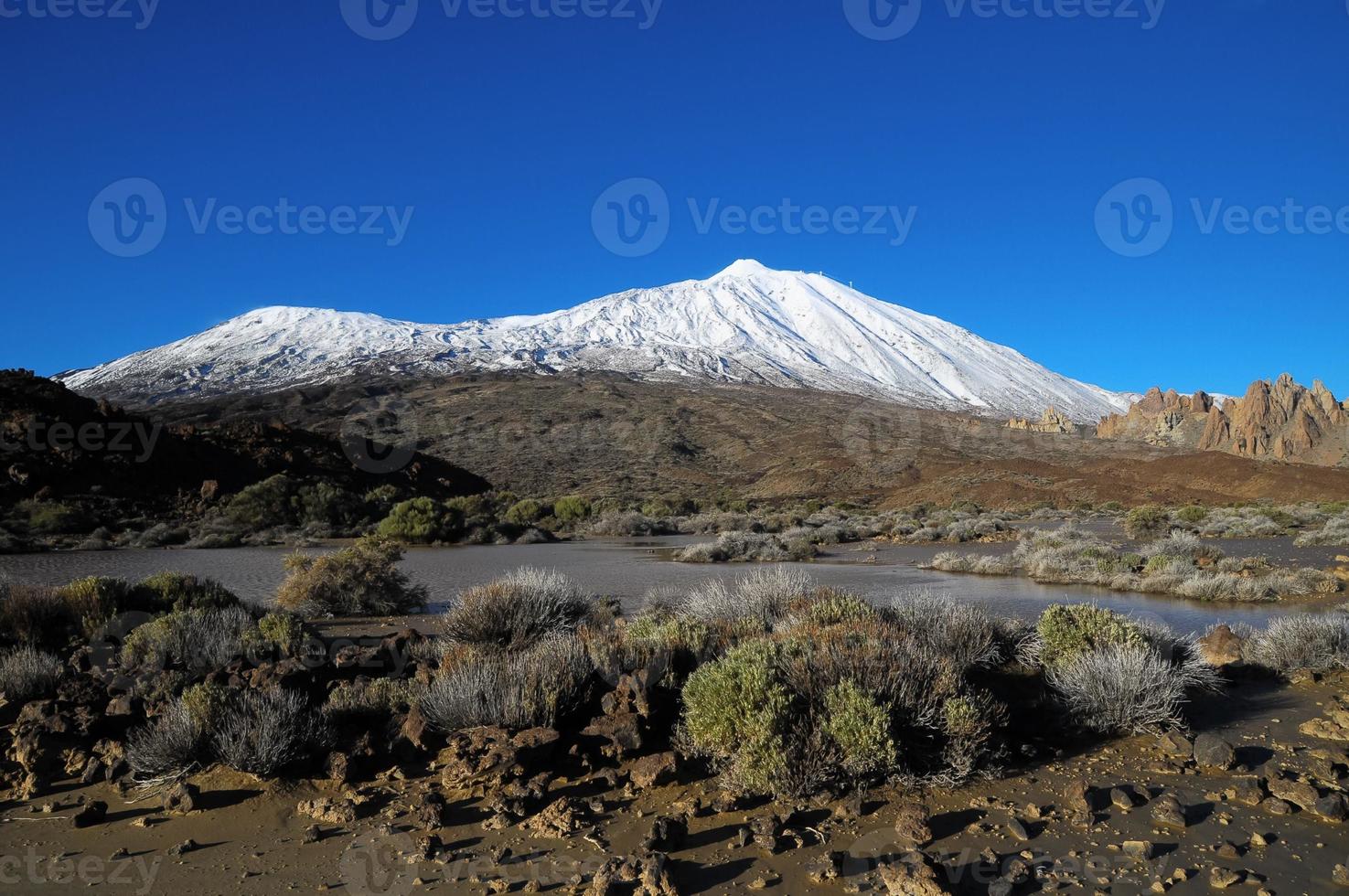 Scenic mountain landscape photo