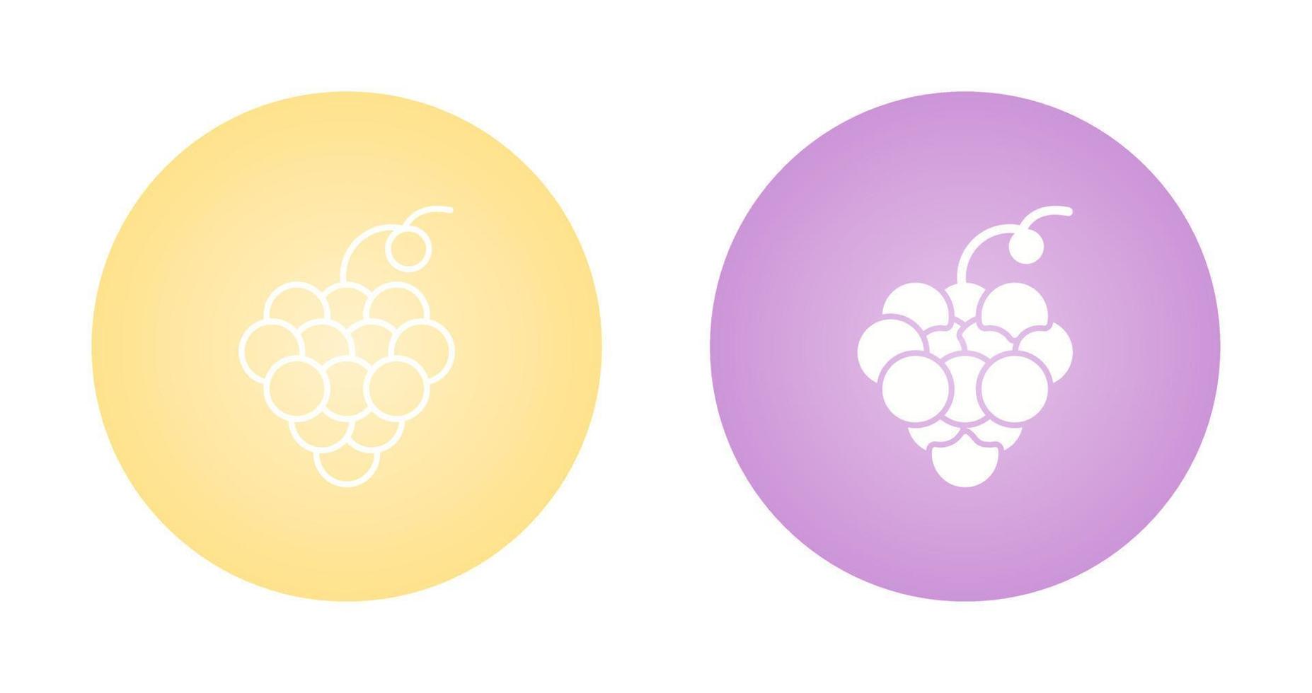 Grapes Vector Icon