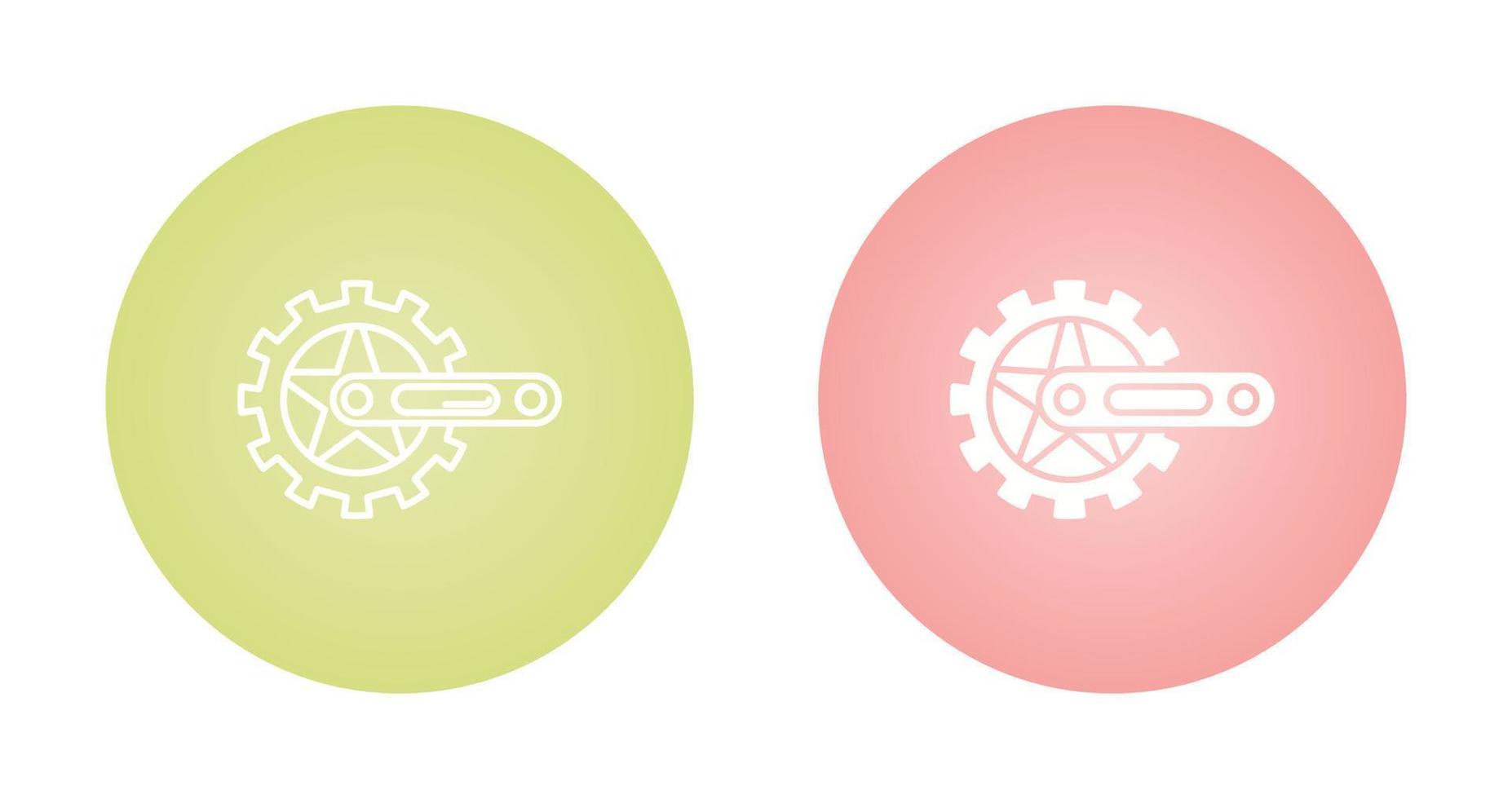 Crankset Vector Icon