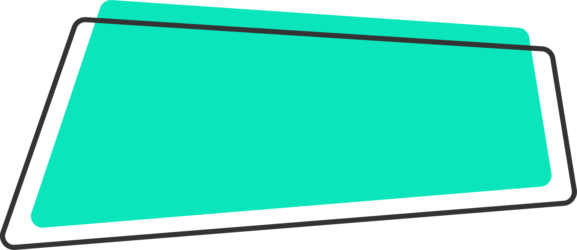 Geometric colored banner in flat style png