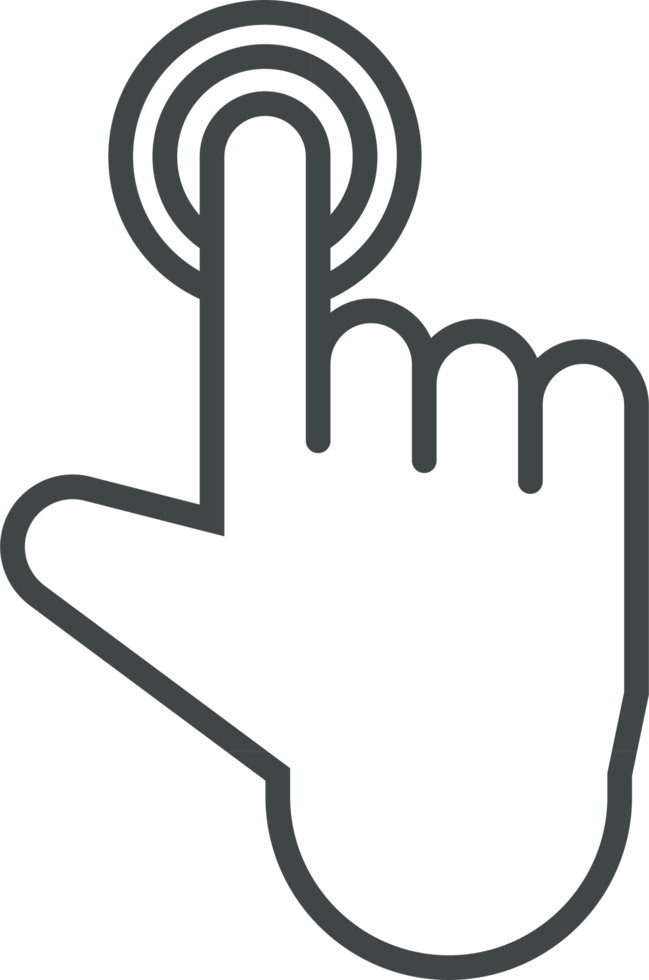 Hand cursor icon clip art png