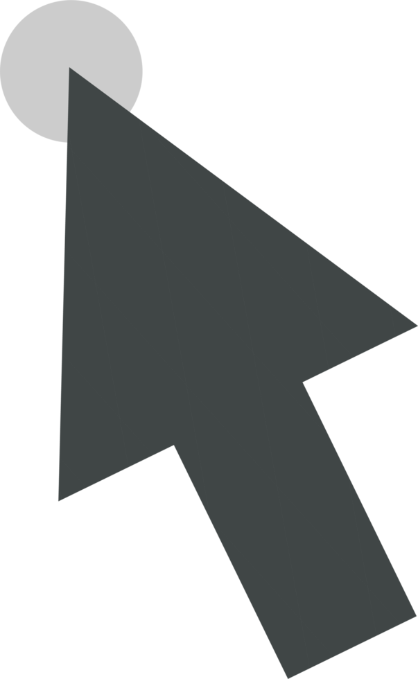 Pointer click sign and symbol png