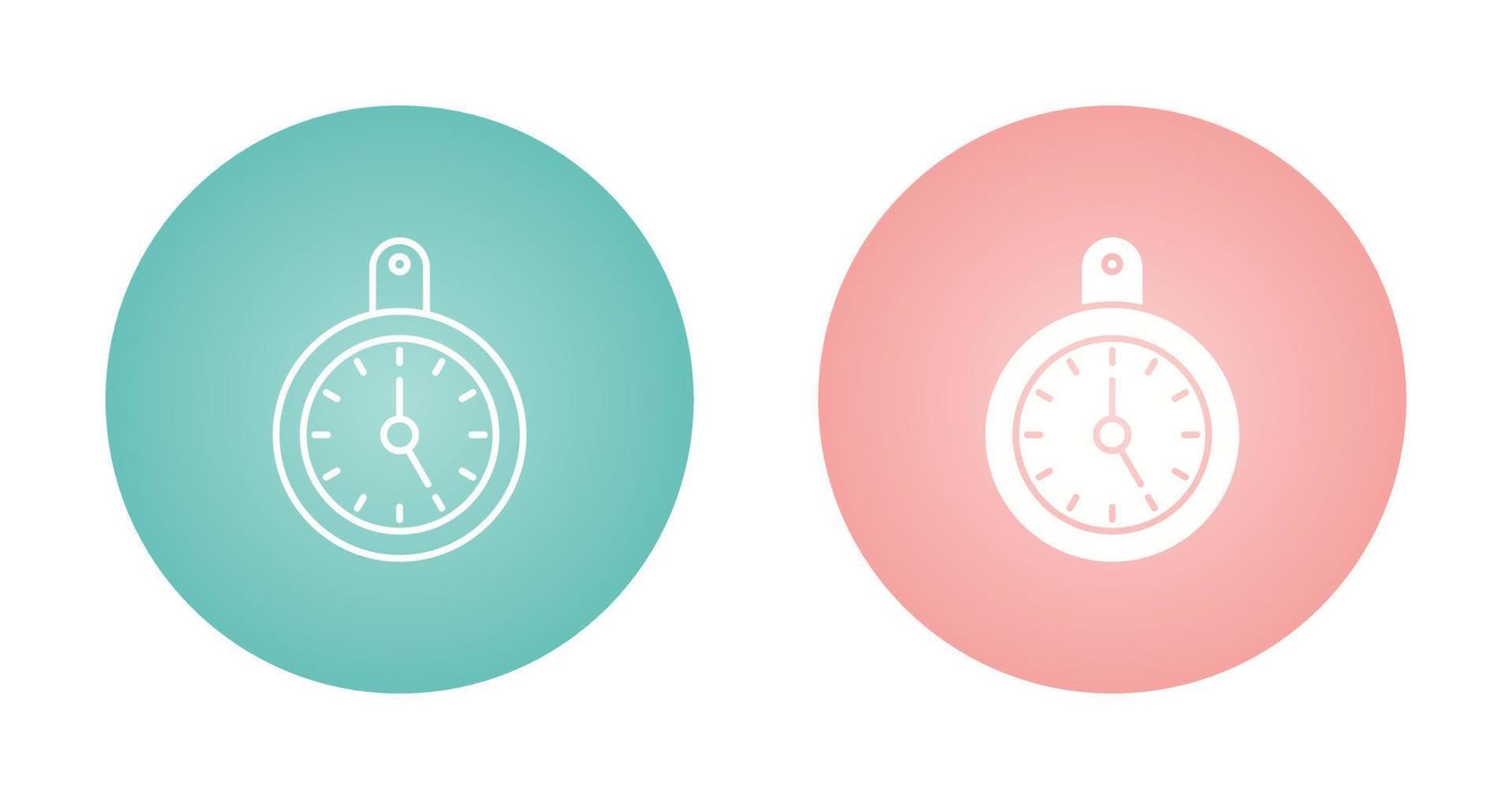 Wall Clock Vector Icon