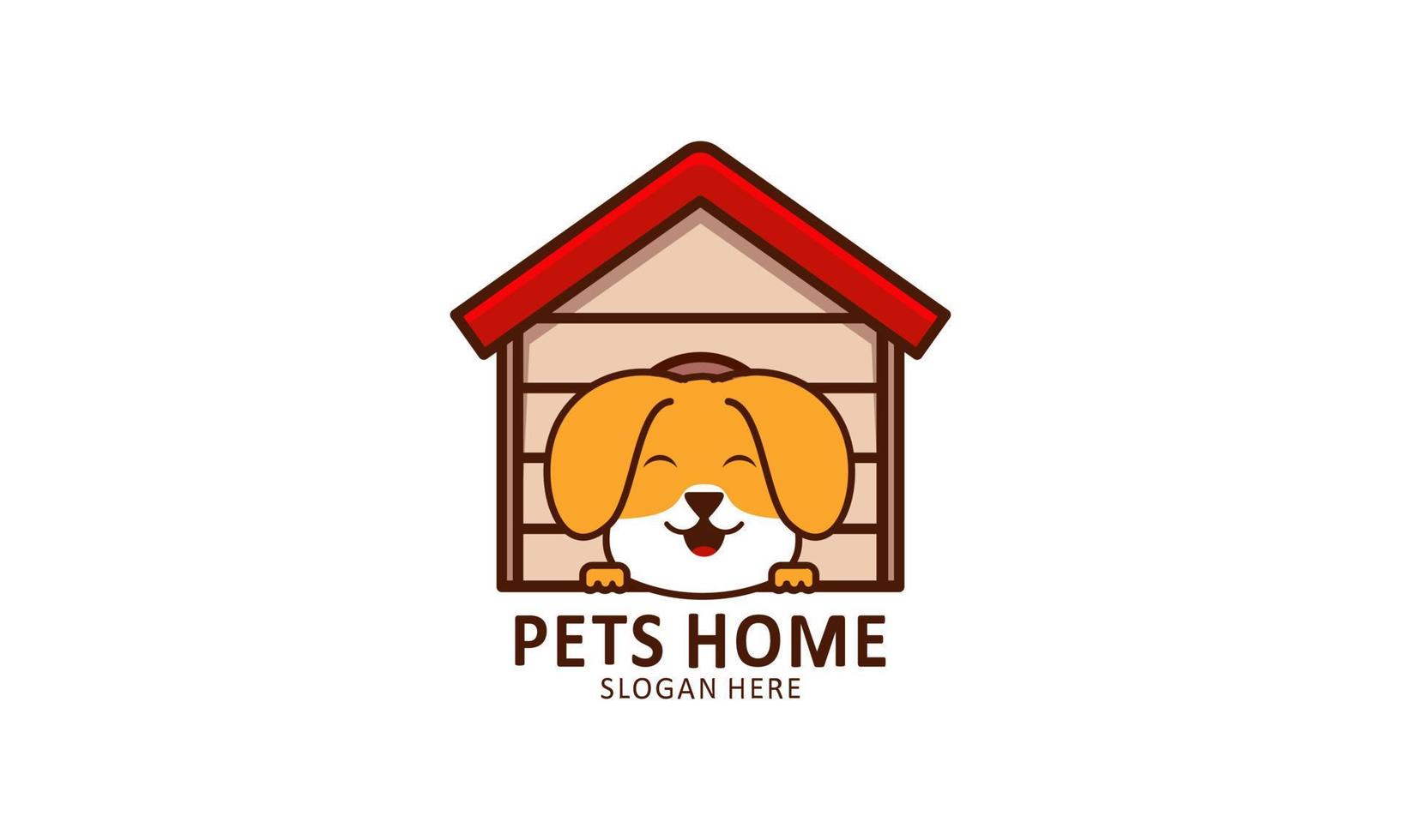 mascota hogar mascota dibujos animados estilo ilustración vector