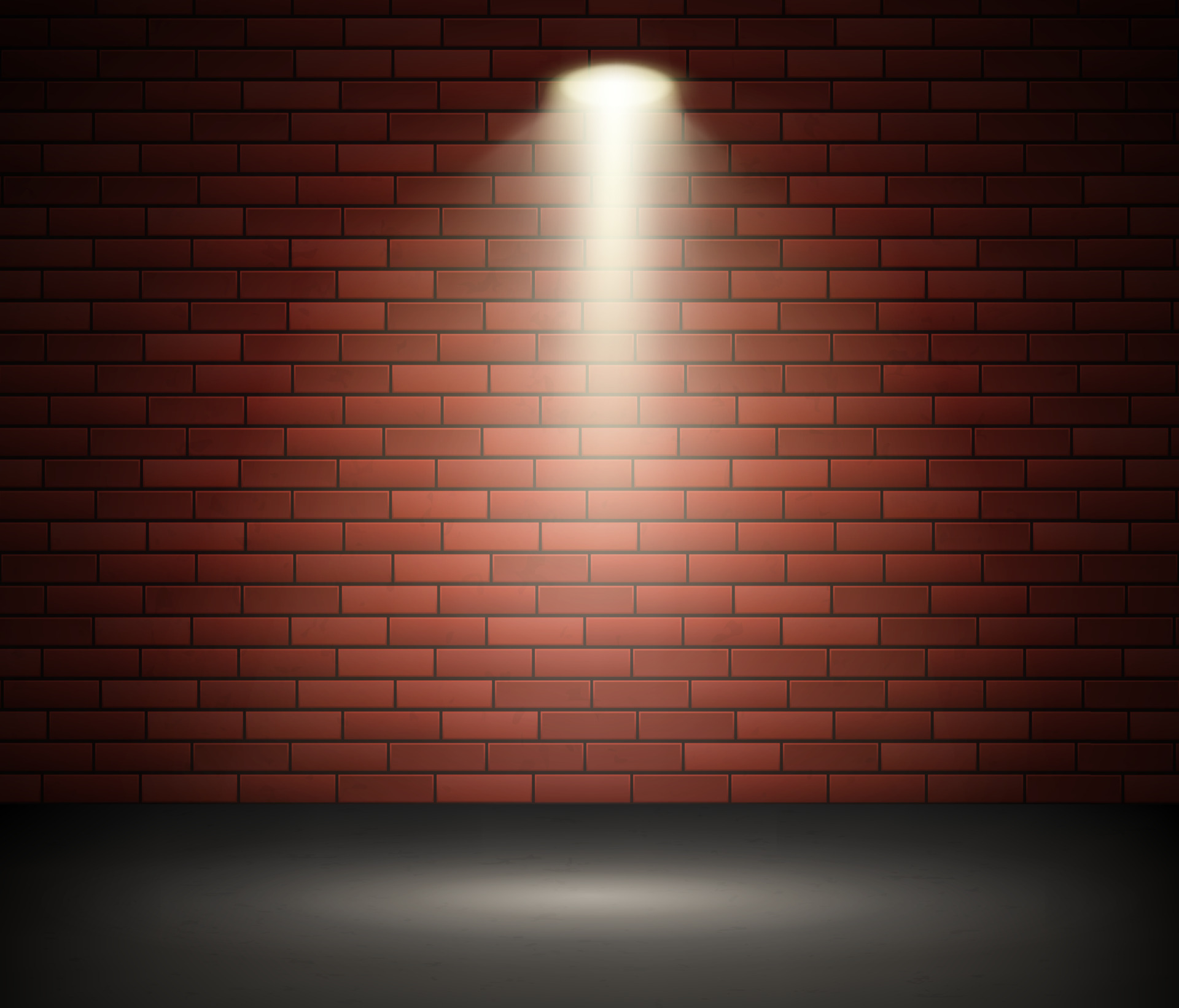 Spotlight store on wall