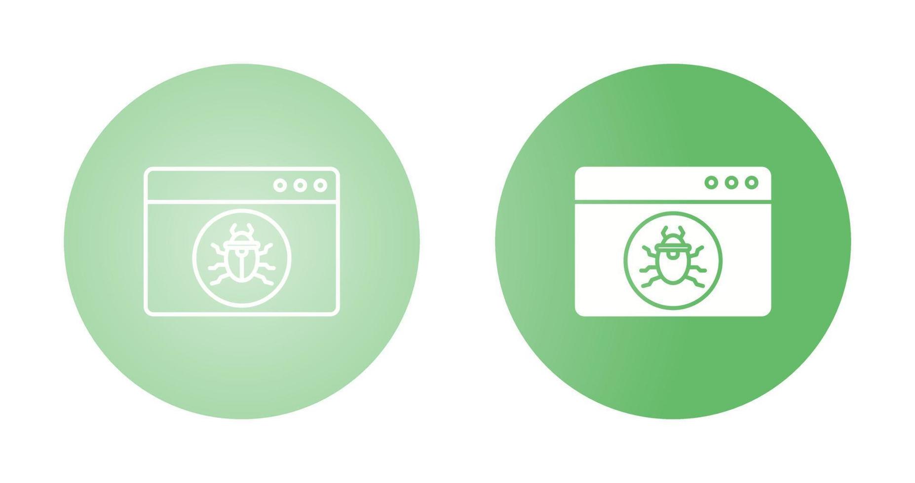 Website Attack Vector Icon