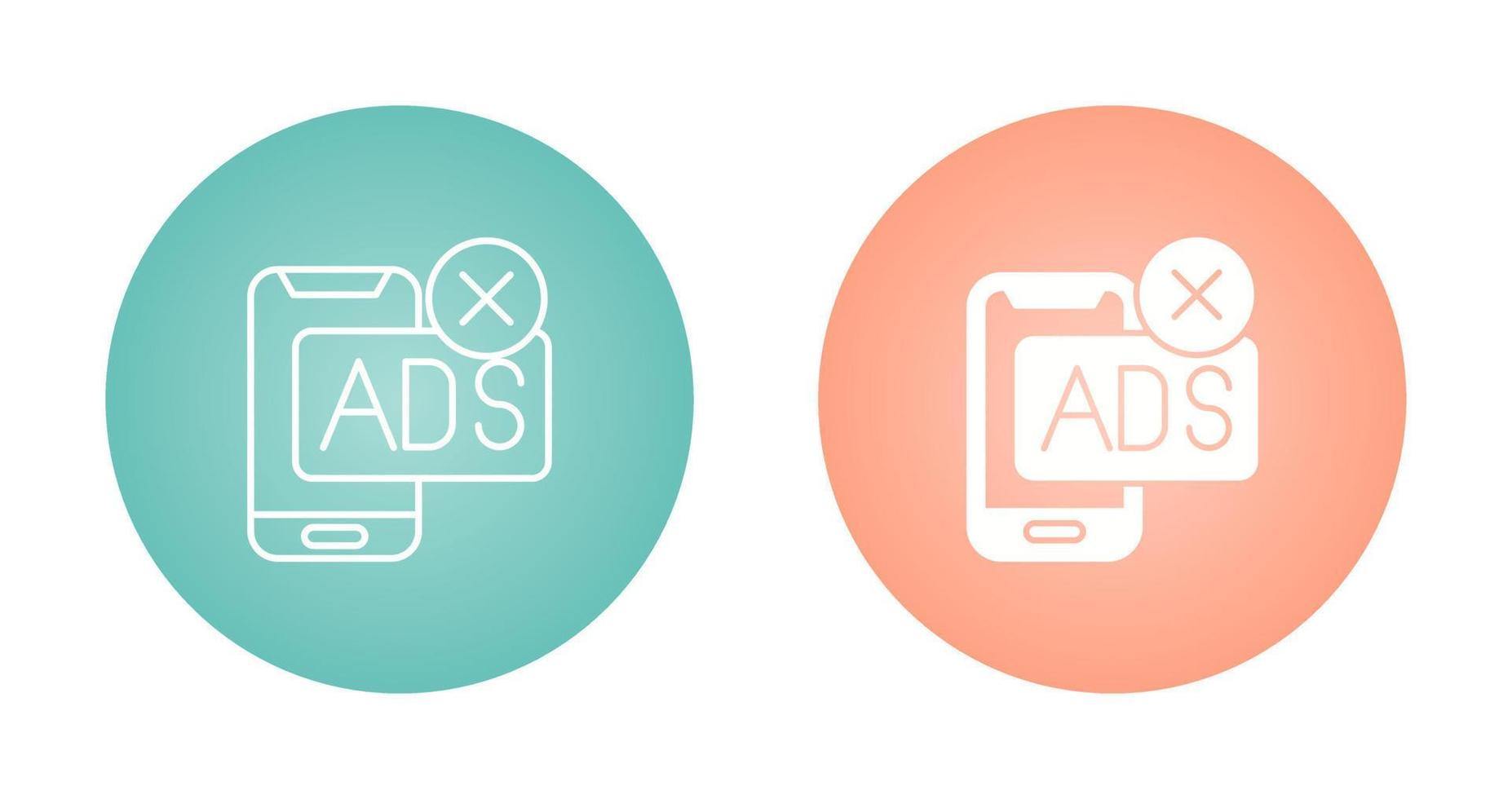 AD Block Vector Icon