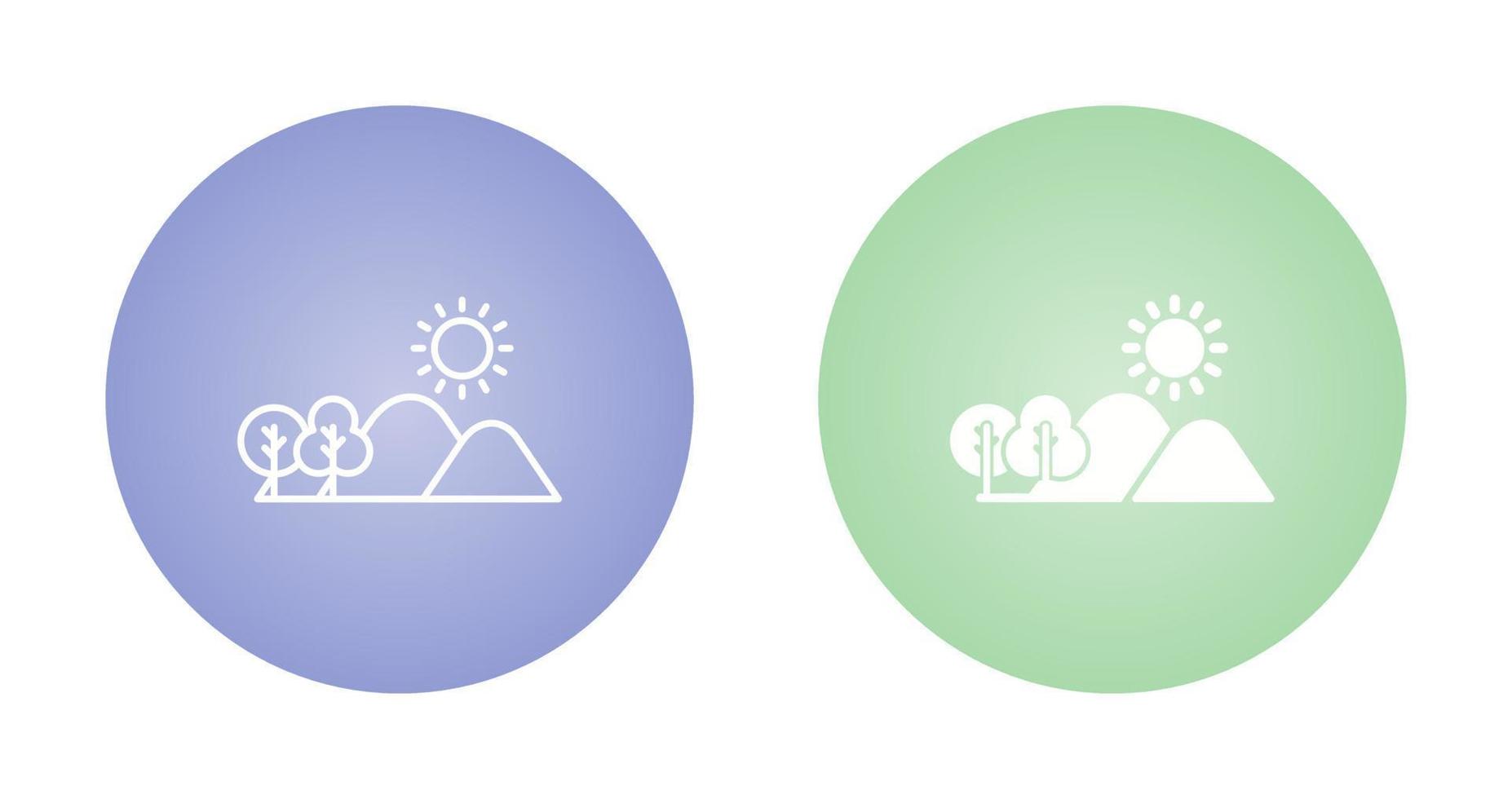 Hill Vector Icon