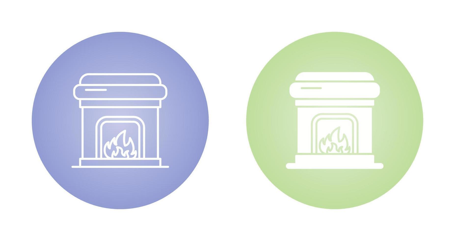 Fireplace Vector Icon