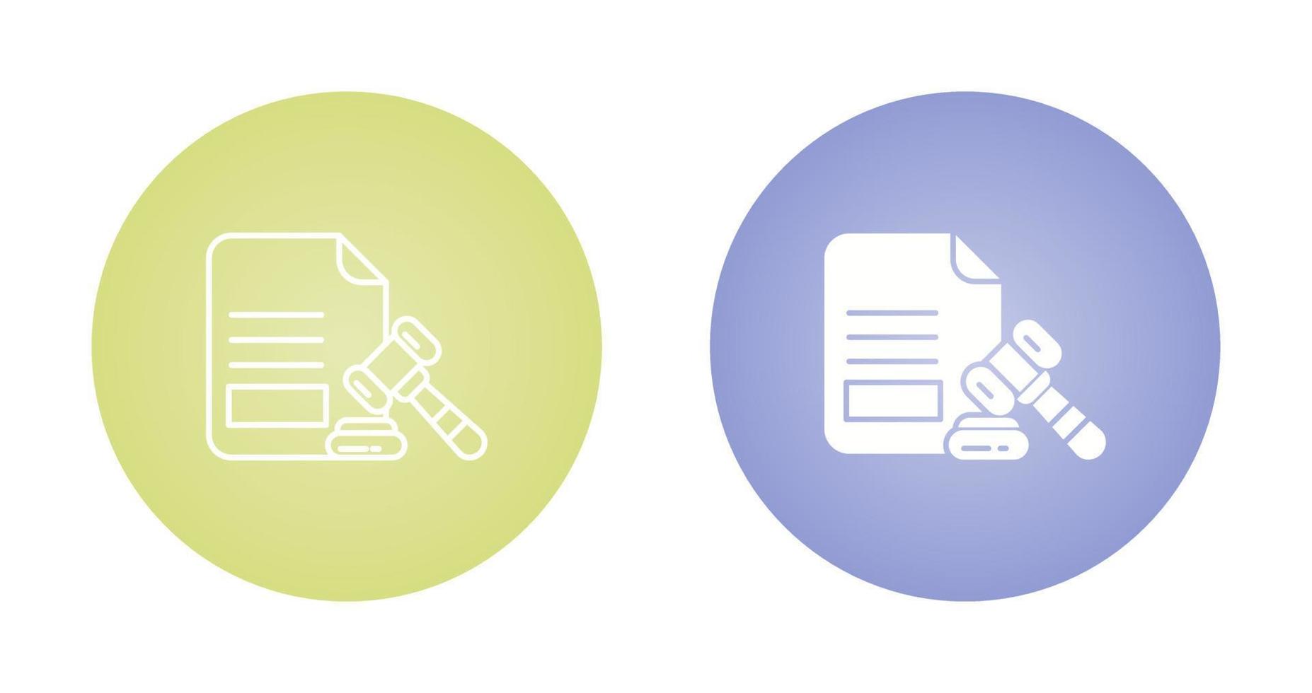 Legal Paper Vector Icon