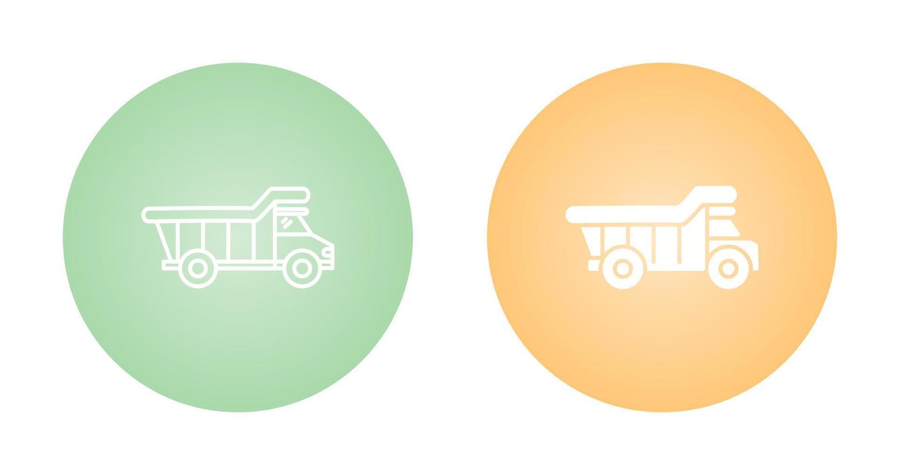 Dump Truck Vector Icon