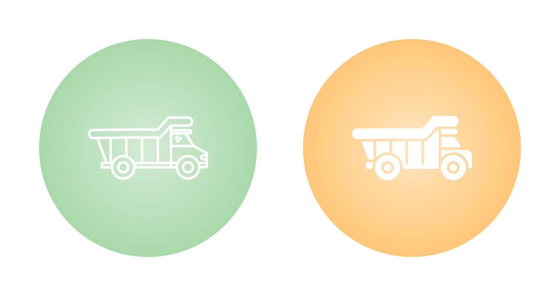 Dump Truck Vector Icon