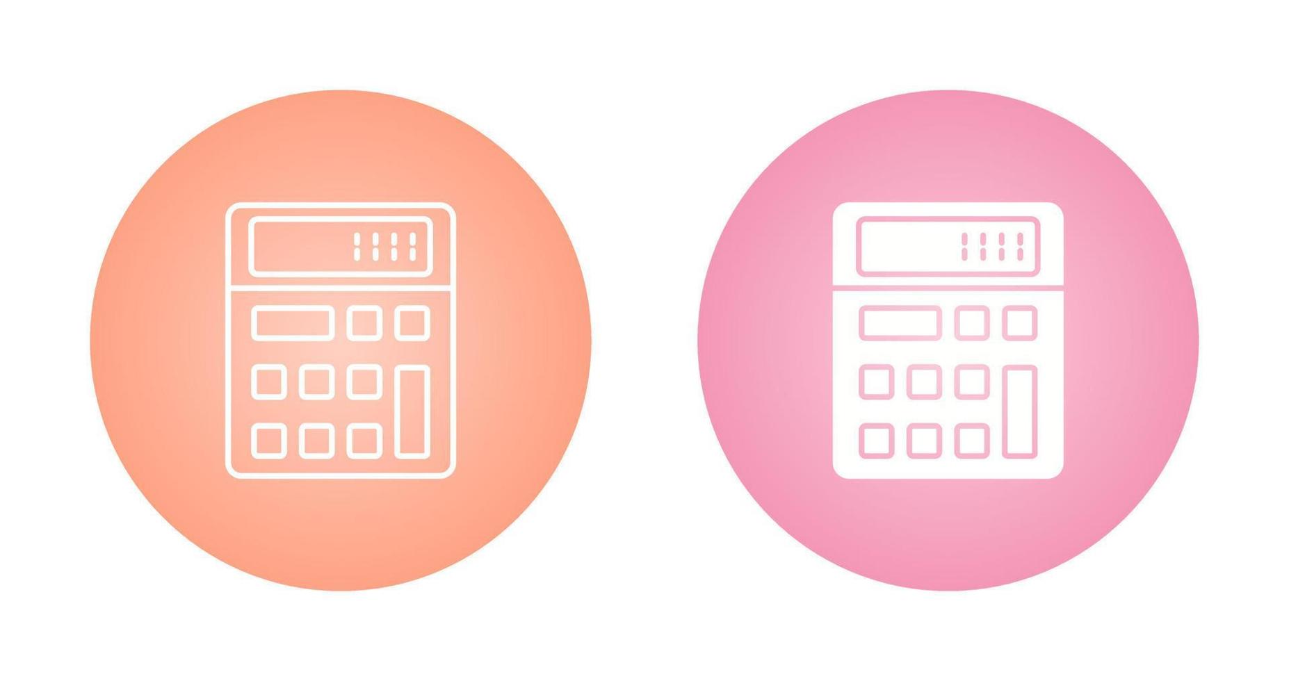 icono de vector de calculadora