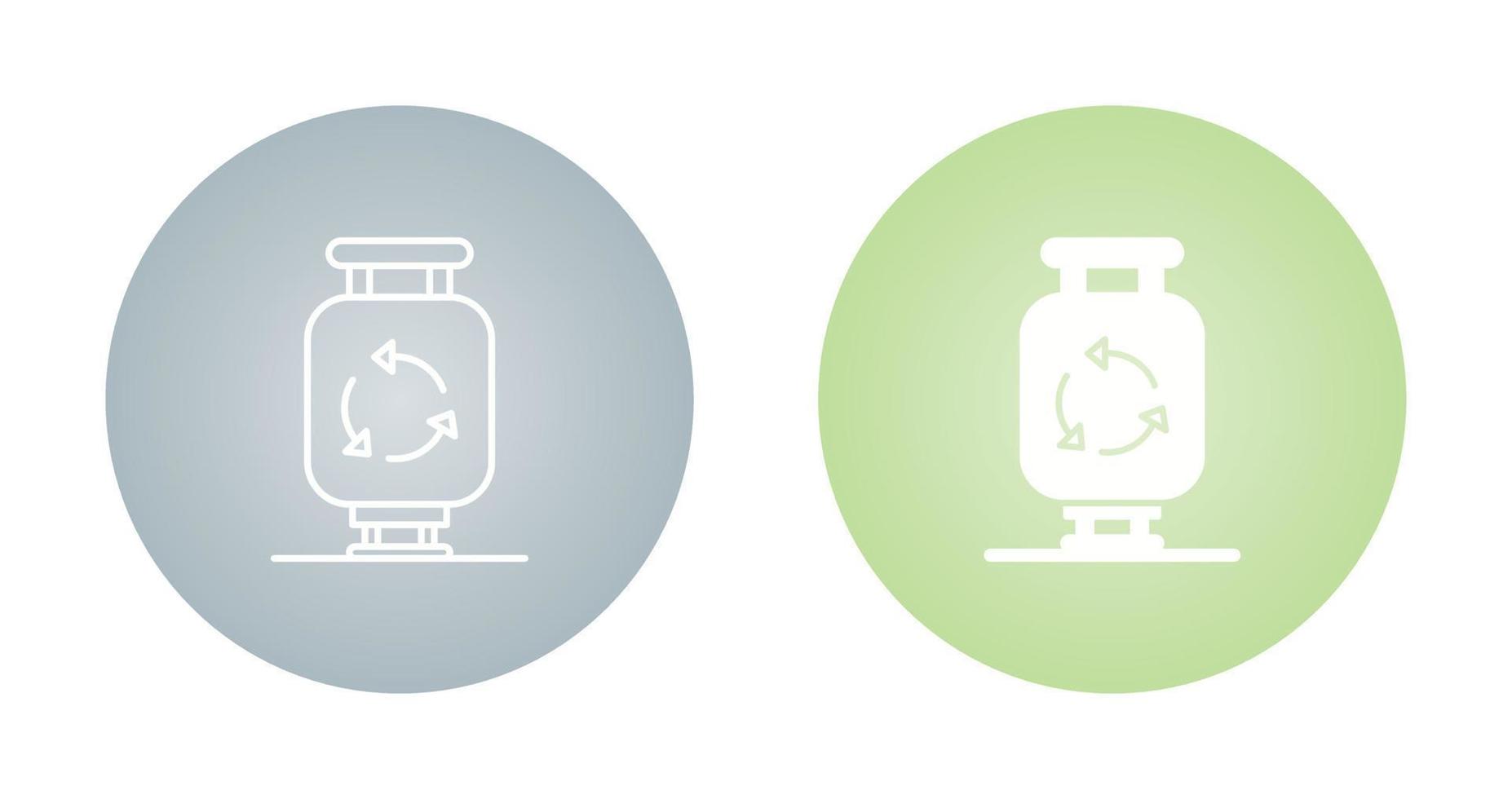 Gas Cylinder Vector Icon
