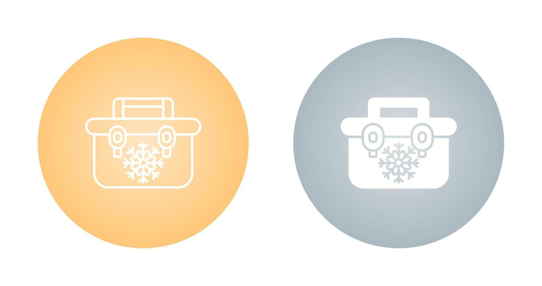 Portable Fridge Vector Icon