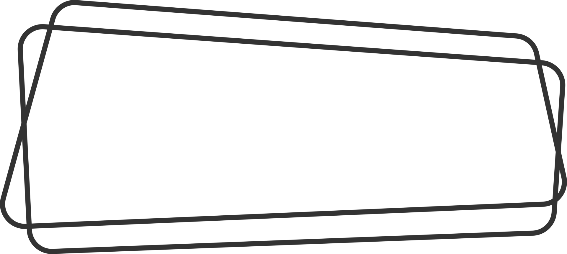 Geometric line banner in flat style png