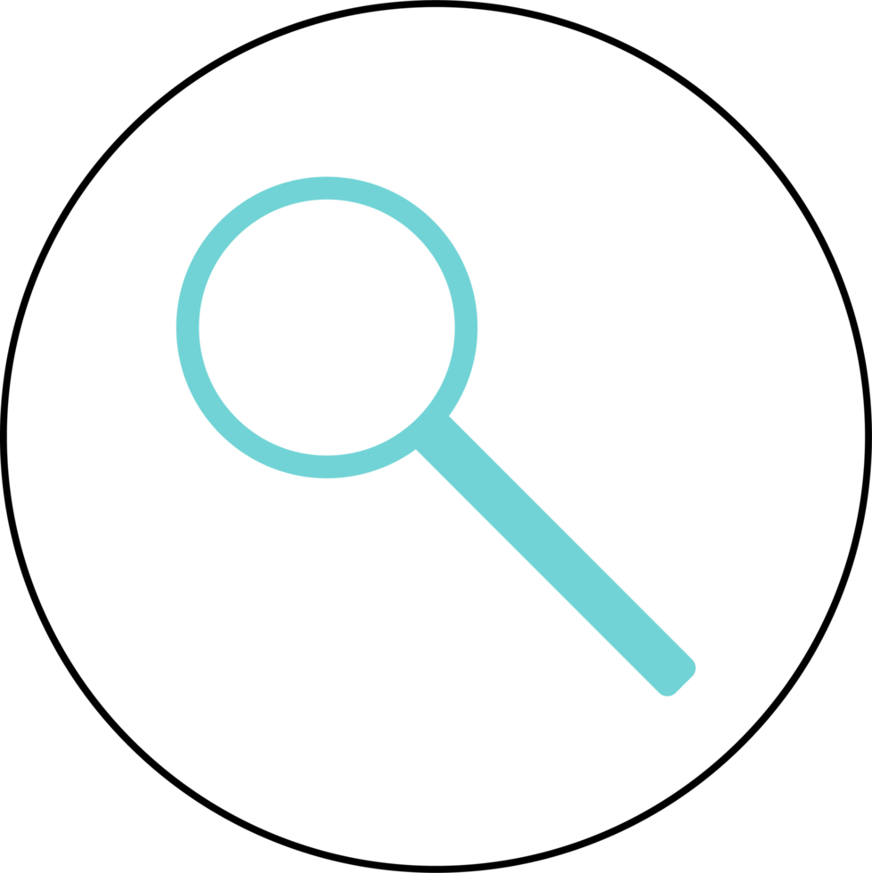 Magnifying glass icon 22222757 PNG
