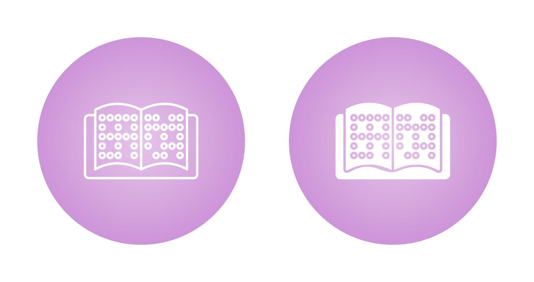 Braille Vector Icon