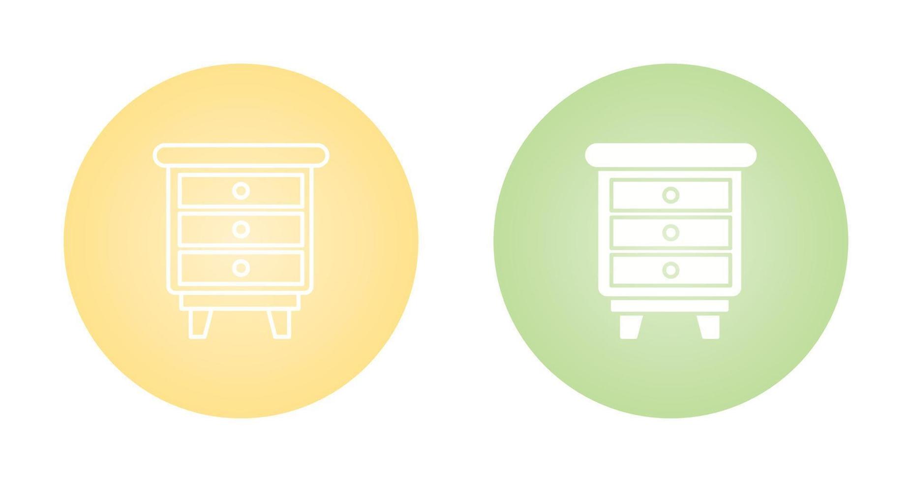 Chest Of Drawers Vector Icon