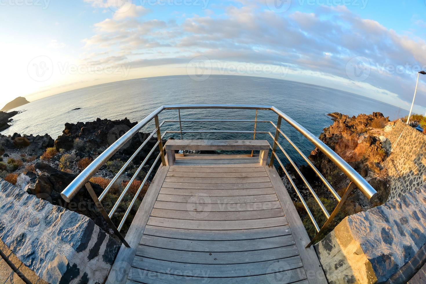 Scenic coastal view photo