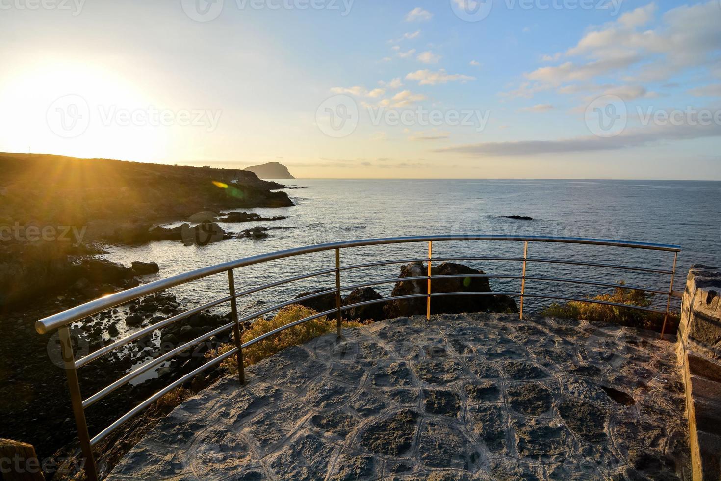 Scenic coastal view photo