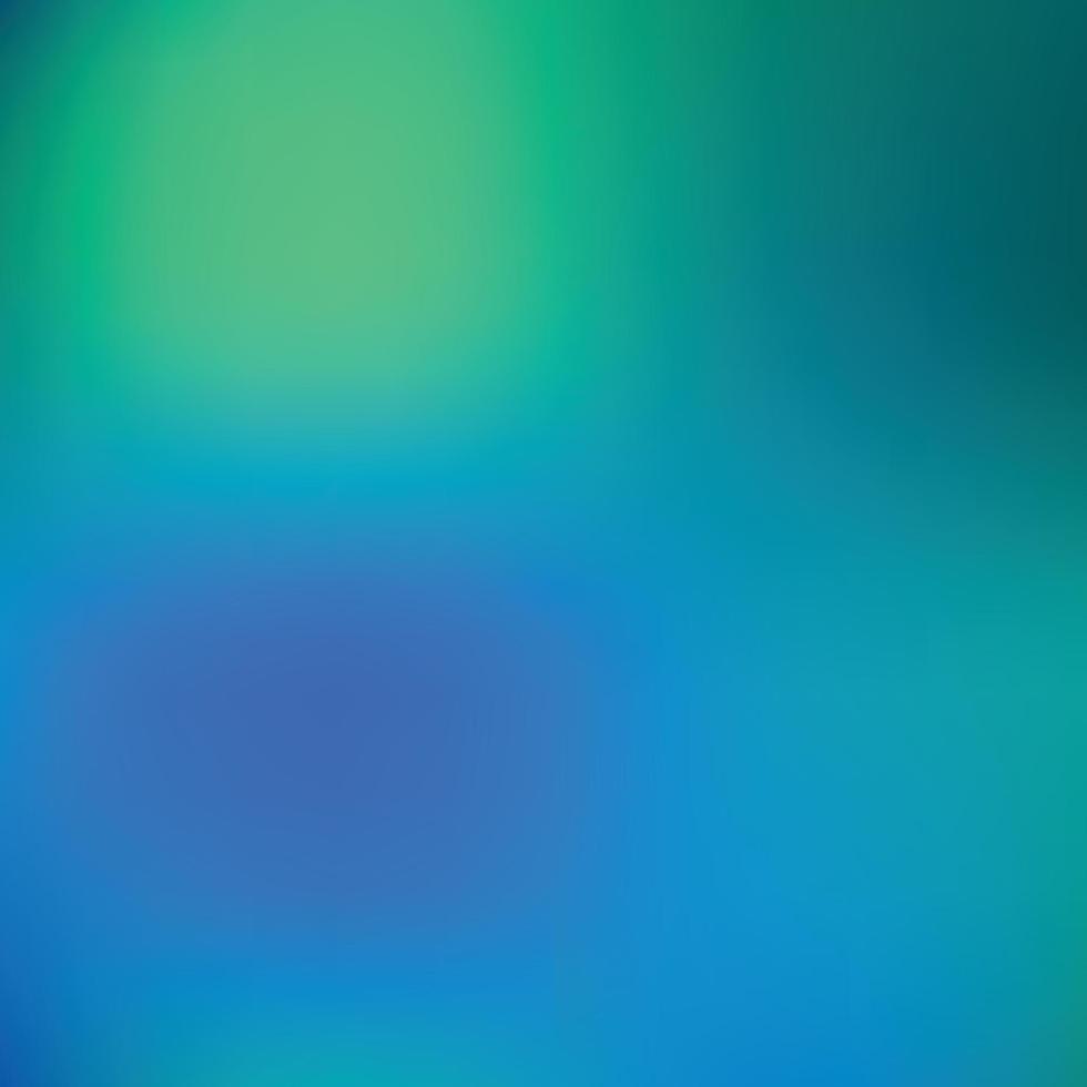 Gradient light blue, and green colored soft vector background isolated on square template. Simple concepted empty copy space backdrop for social media post, digital web decor, and other.