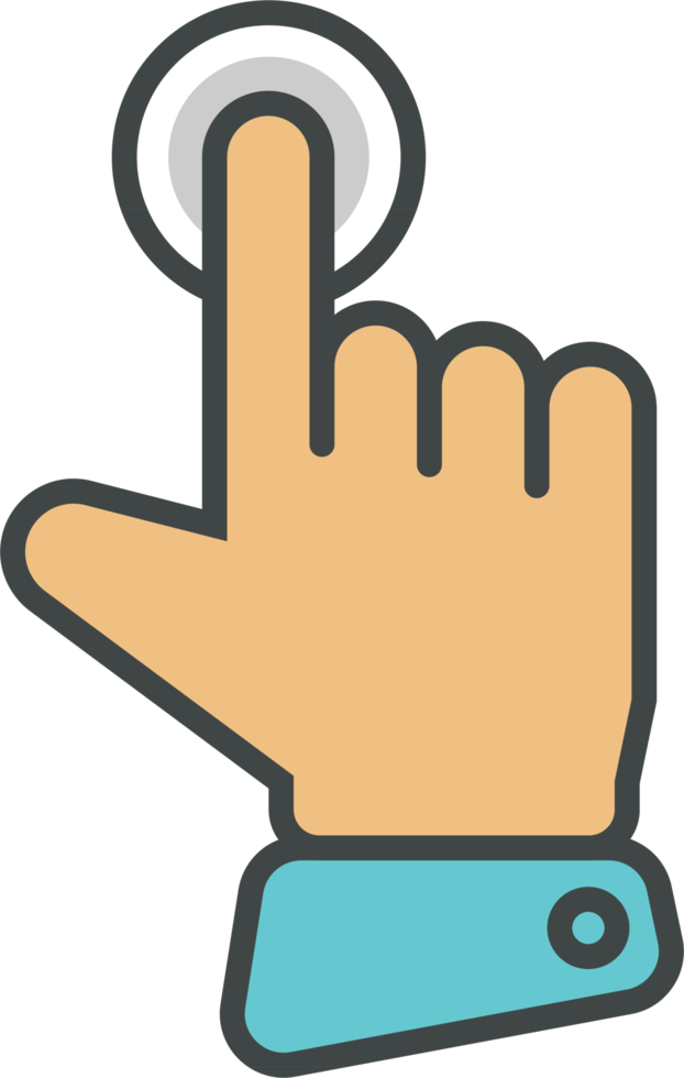 Hand cursor icon clip art png