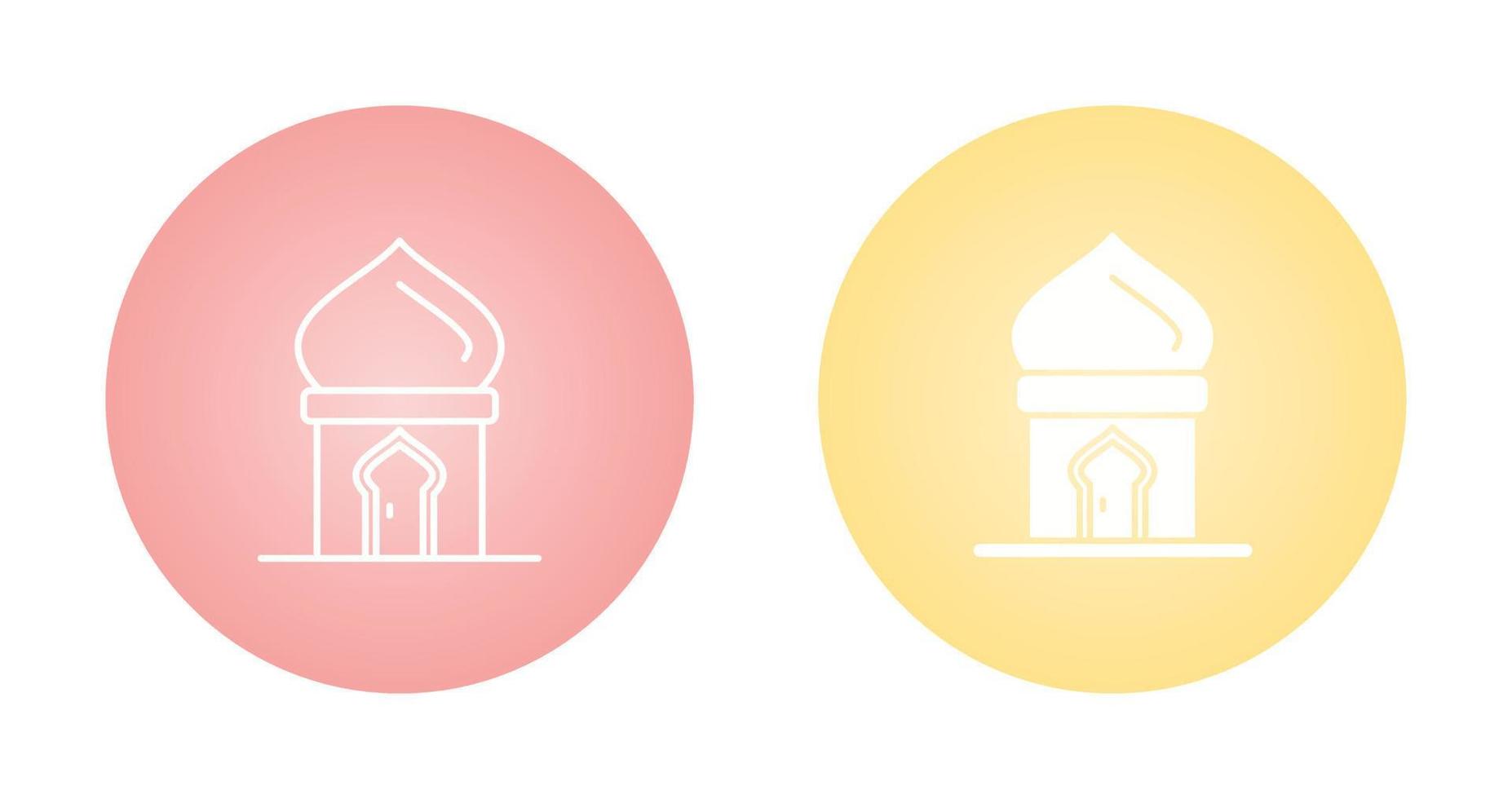 Masjid Door Vector Icon