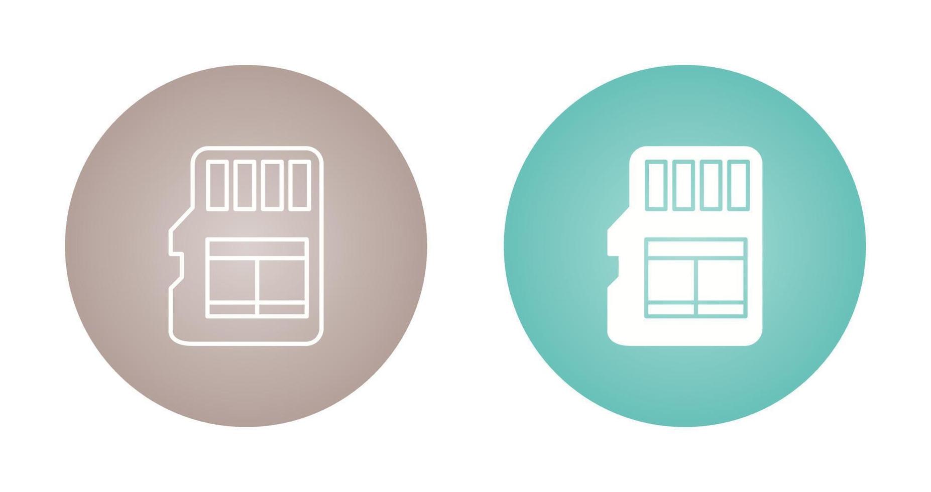 Memory Card Vector Icon