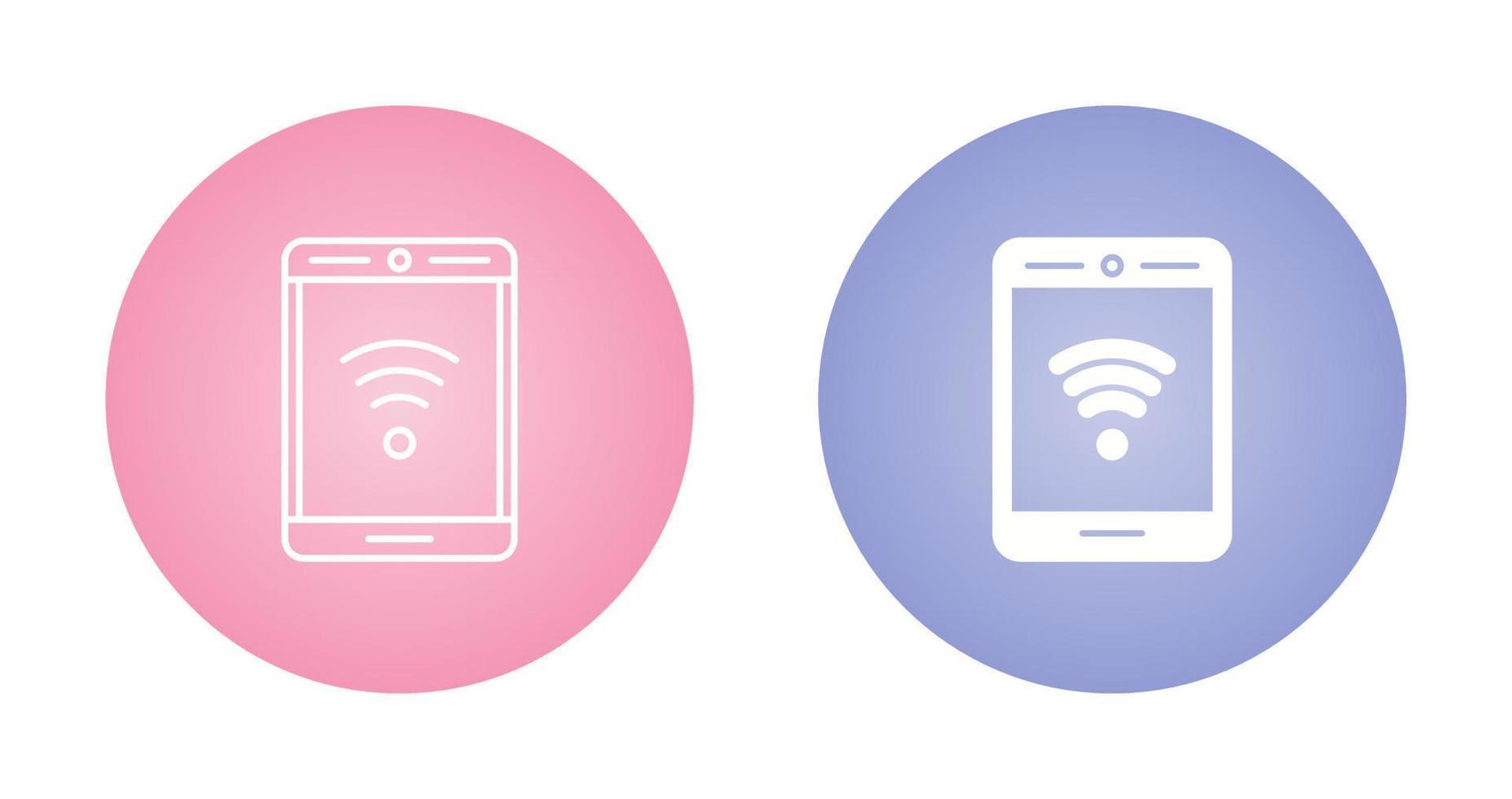 Phone With Signal Vector Icon