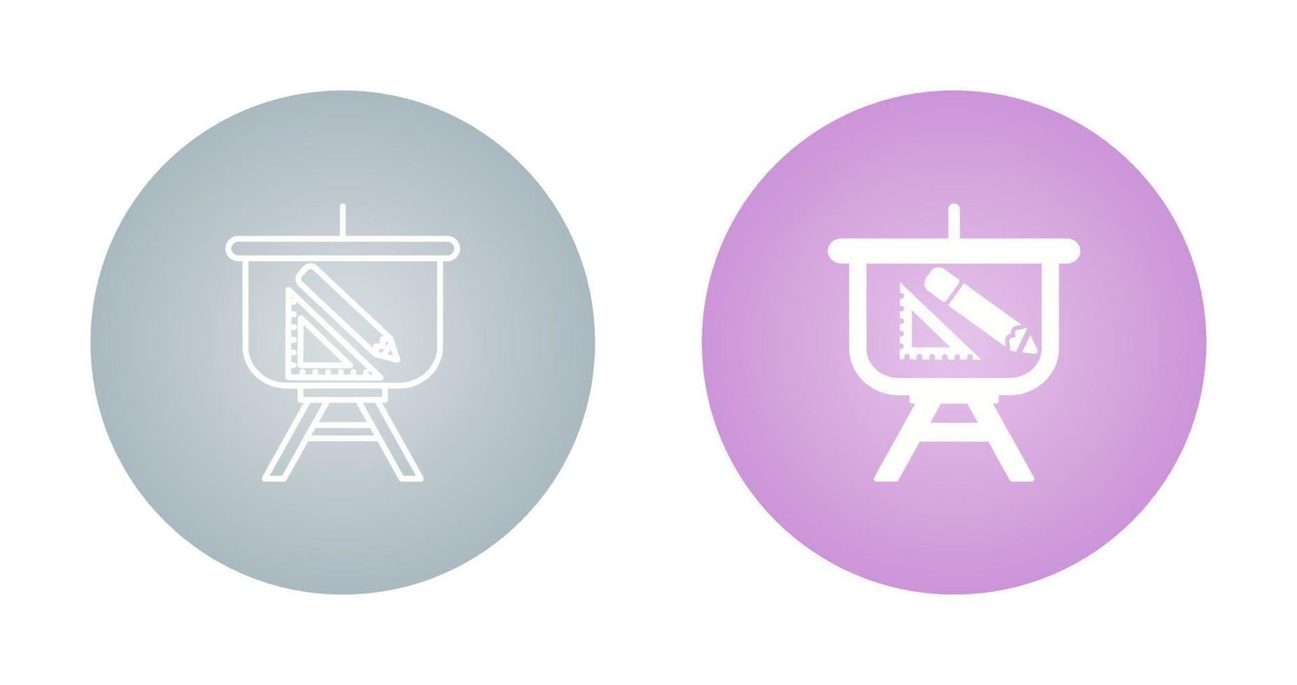 Designing Presentation Vector Icon
