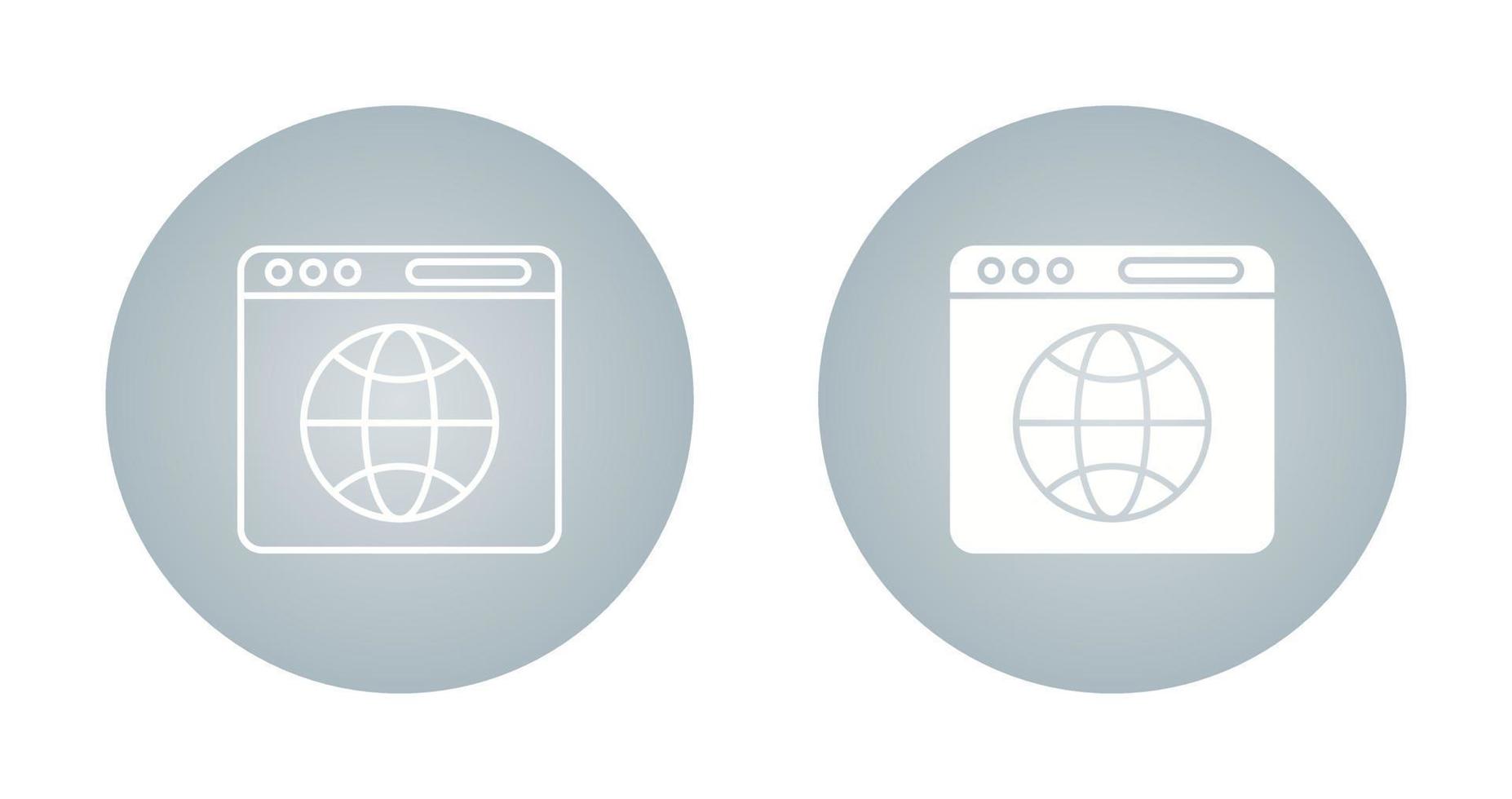 Browser Vector Icon