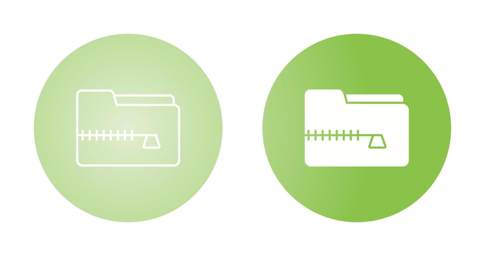 Zip File Vector Icon