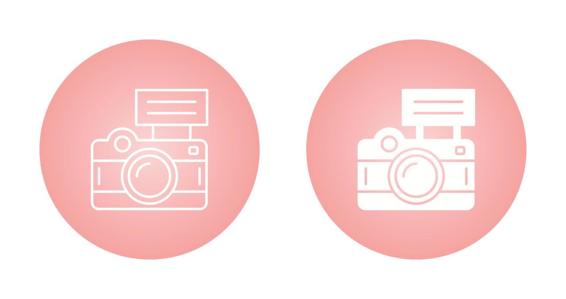 Camera Flash Vector Icon